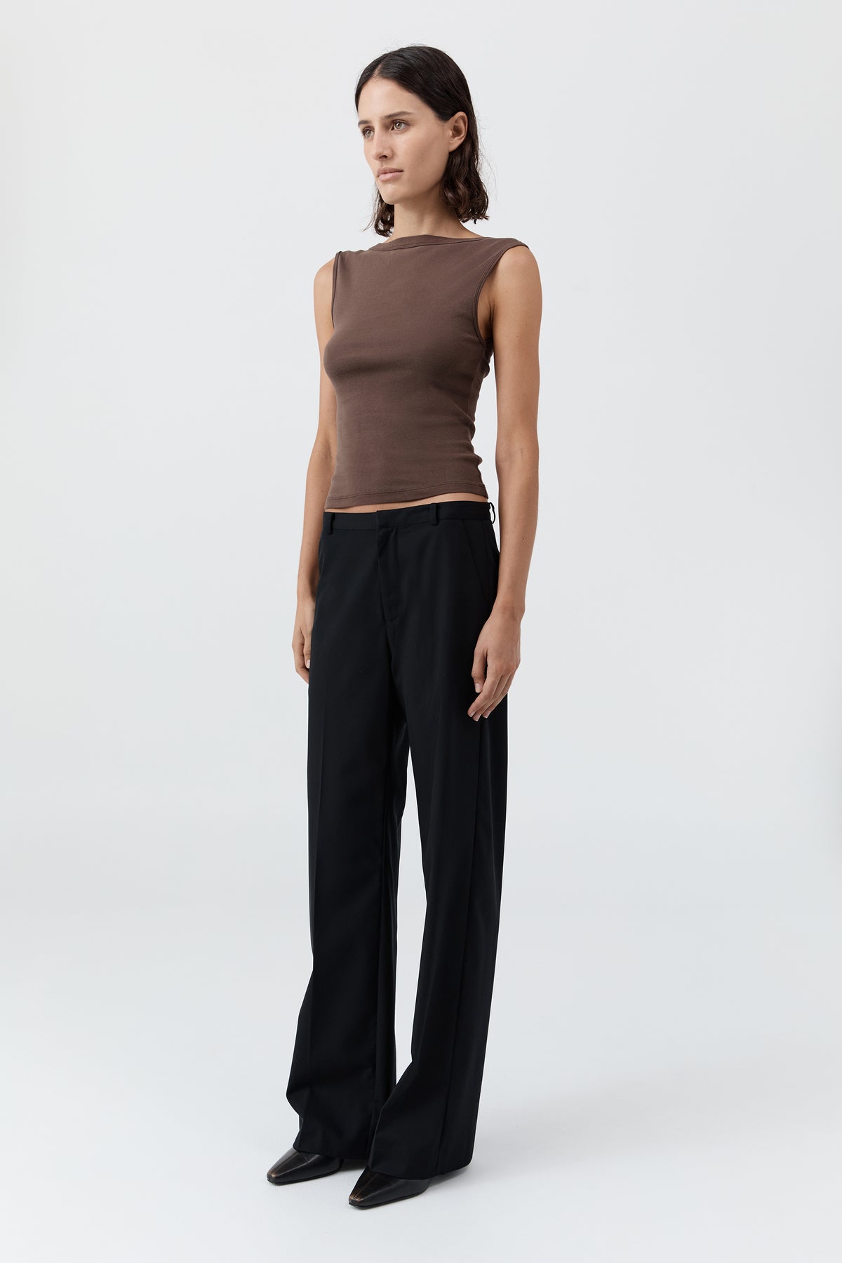 Organic Cotton Ballerina Top - Fudge
