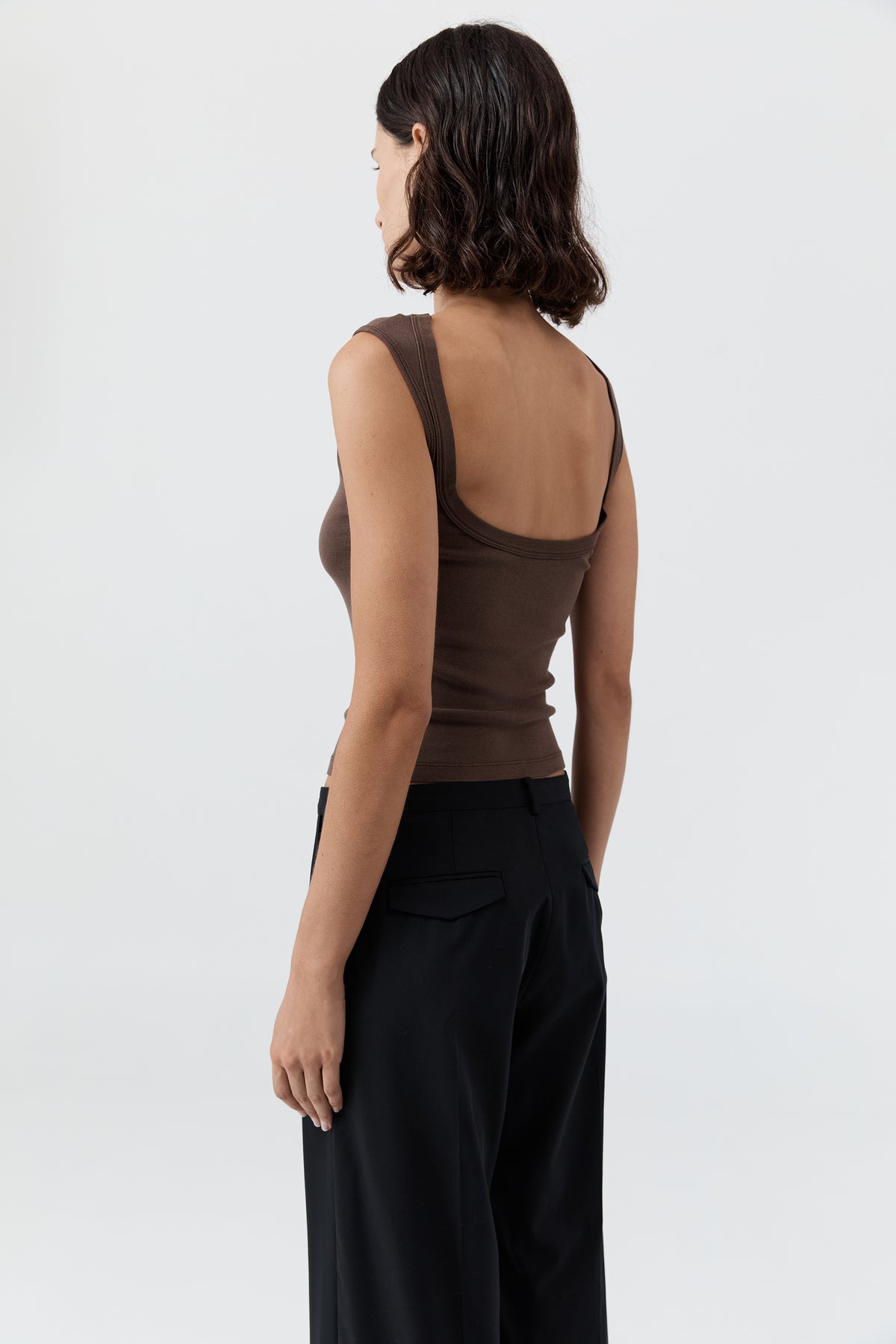 Organic Cotton Ballerina Top - Fudge