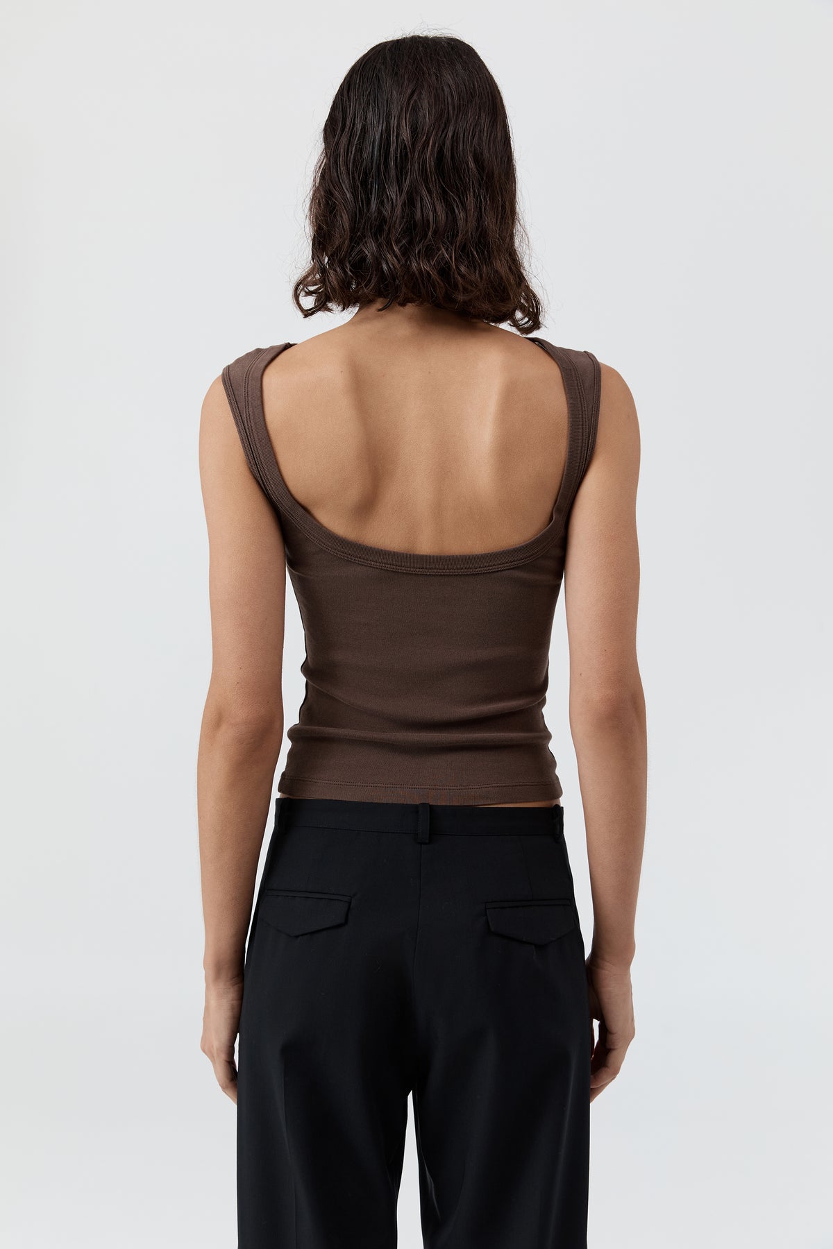 Organic Cotton Ballerina Top - Fudge