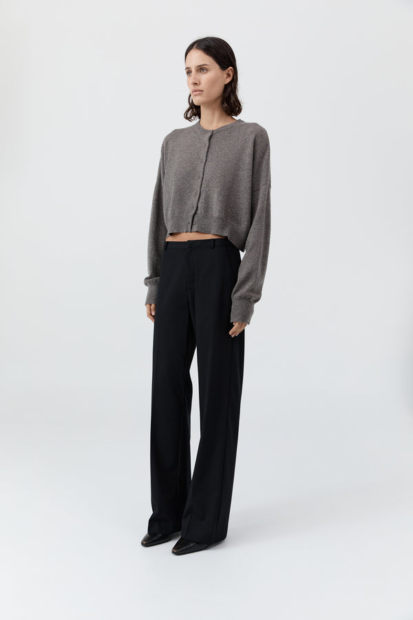 Fine Band Carter Trouser - Black
