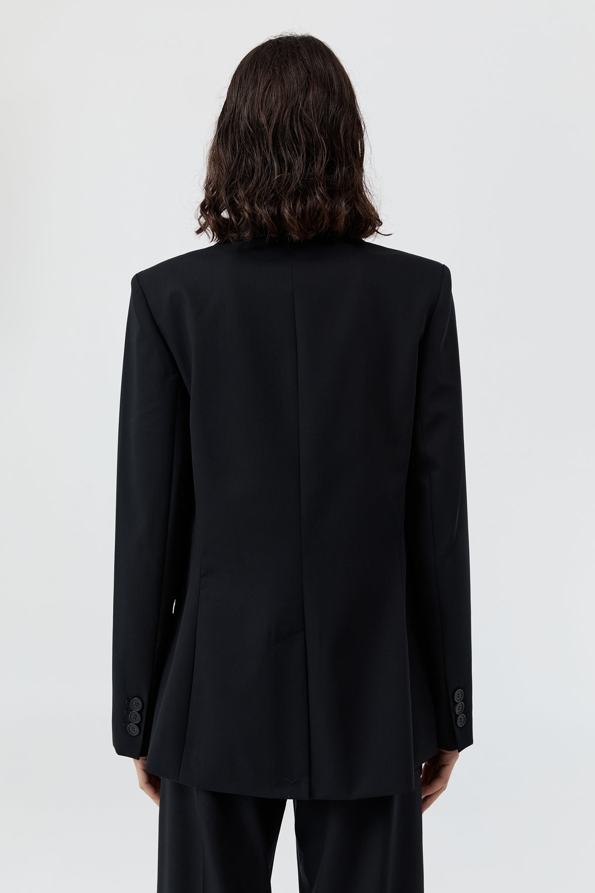 90s Wool Blazer - Black