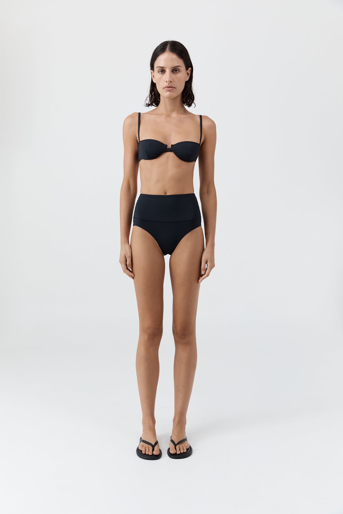 High Waisted Briefs - Black