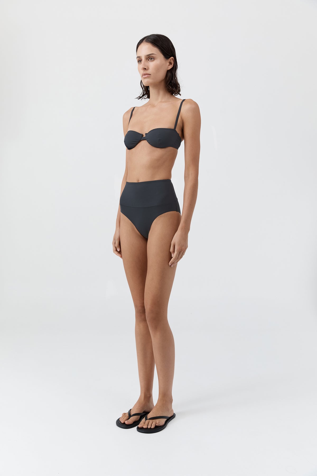 Balconette Bikini Top - Graphite