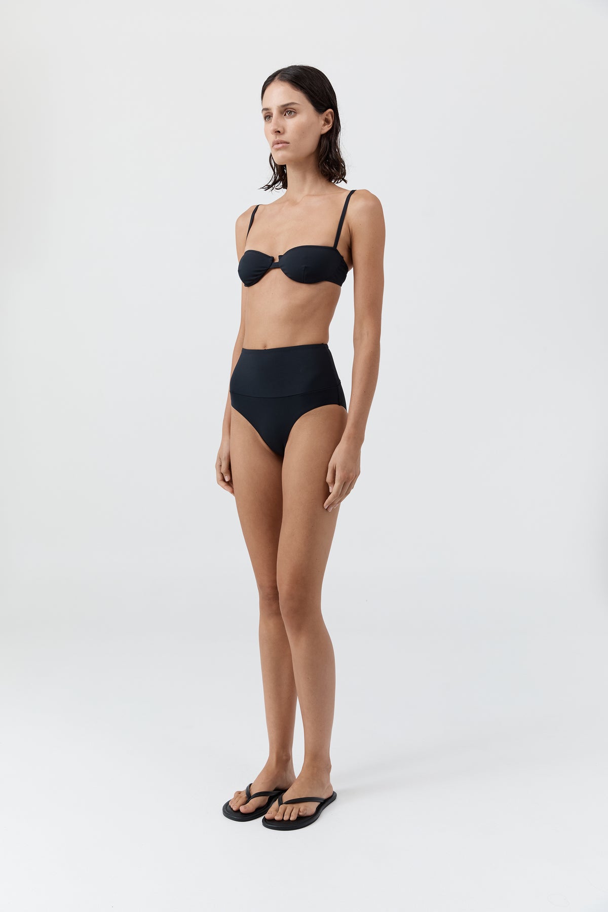 High Waisted Briefs - Black