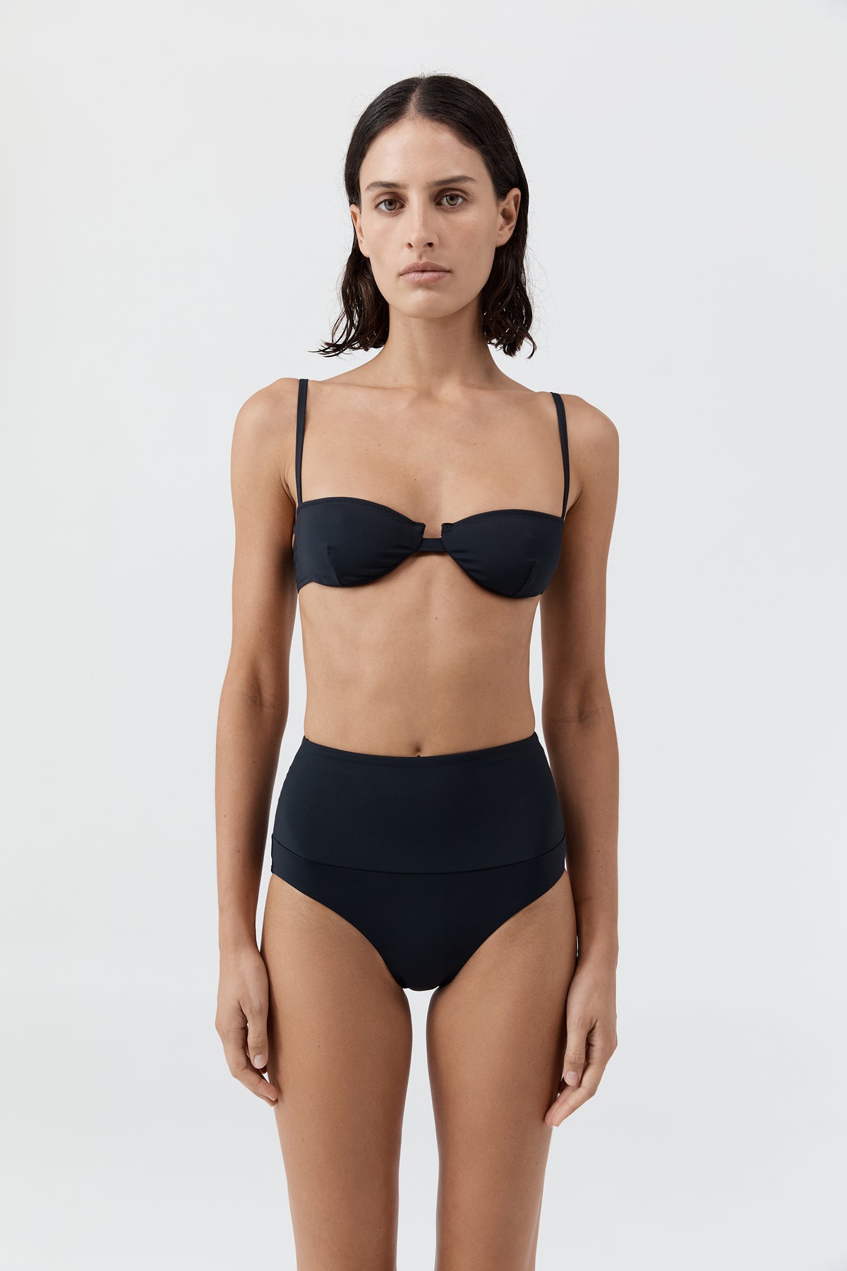 High Waisted Briefs - Black