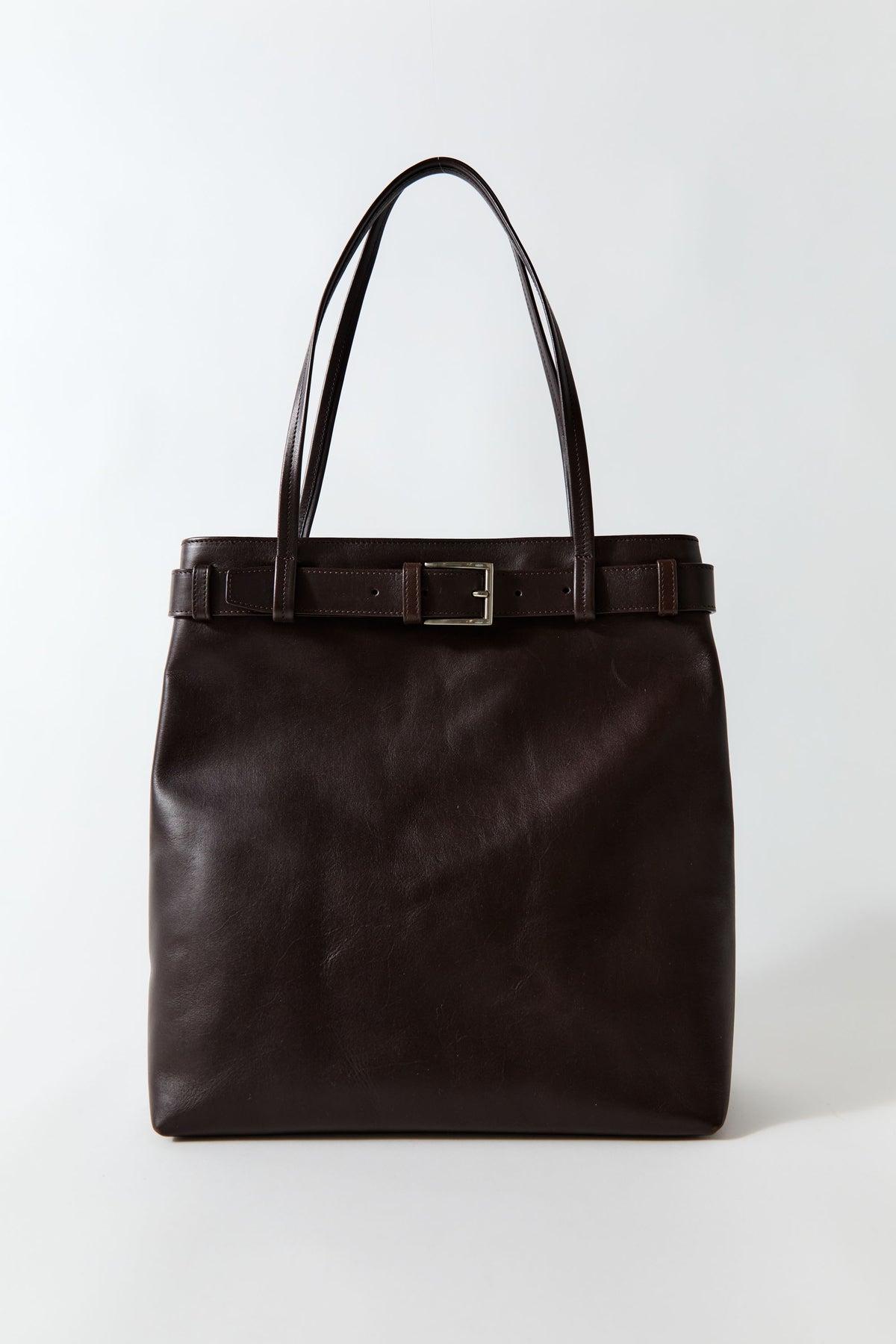 Belt Detail Tote - Coffee