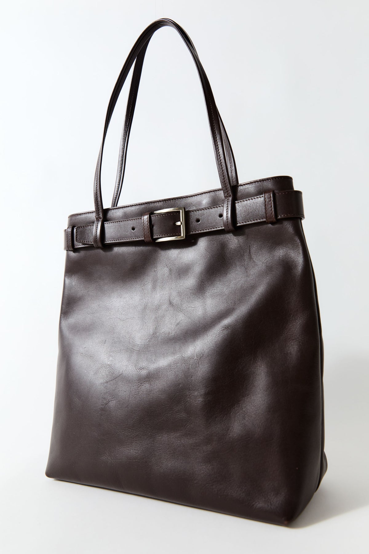 Belt Detail Tote - Coffee