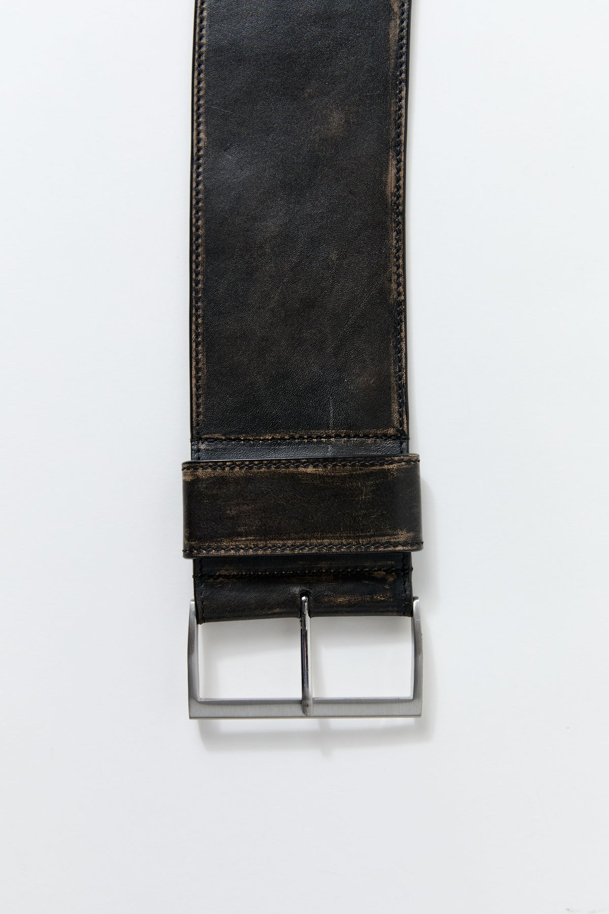 PRE-ORDER: Brushed Wide Classic Belt - Black