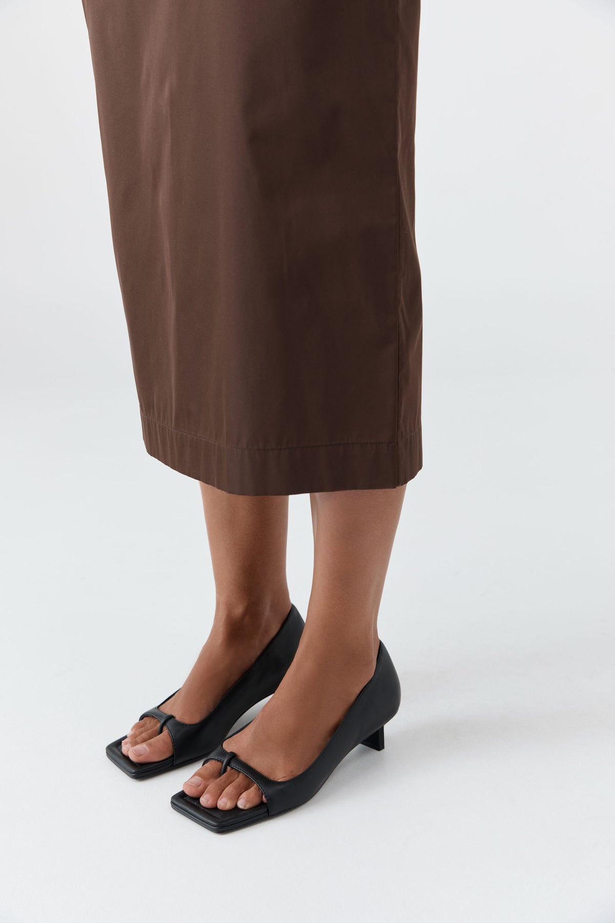 90s Square Toe Heel - Black