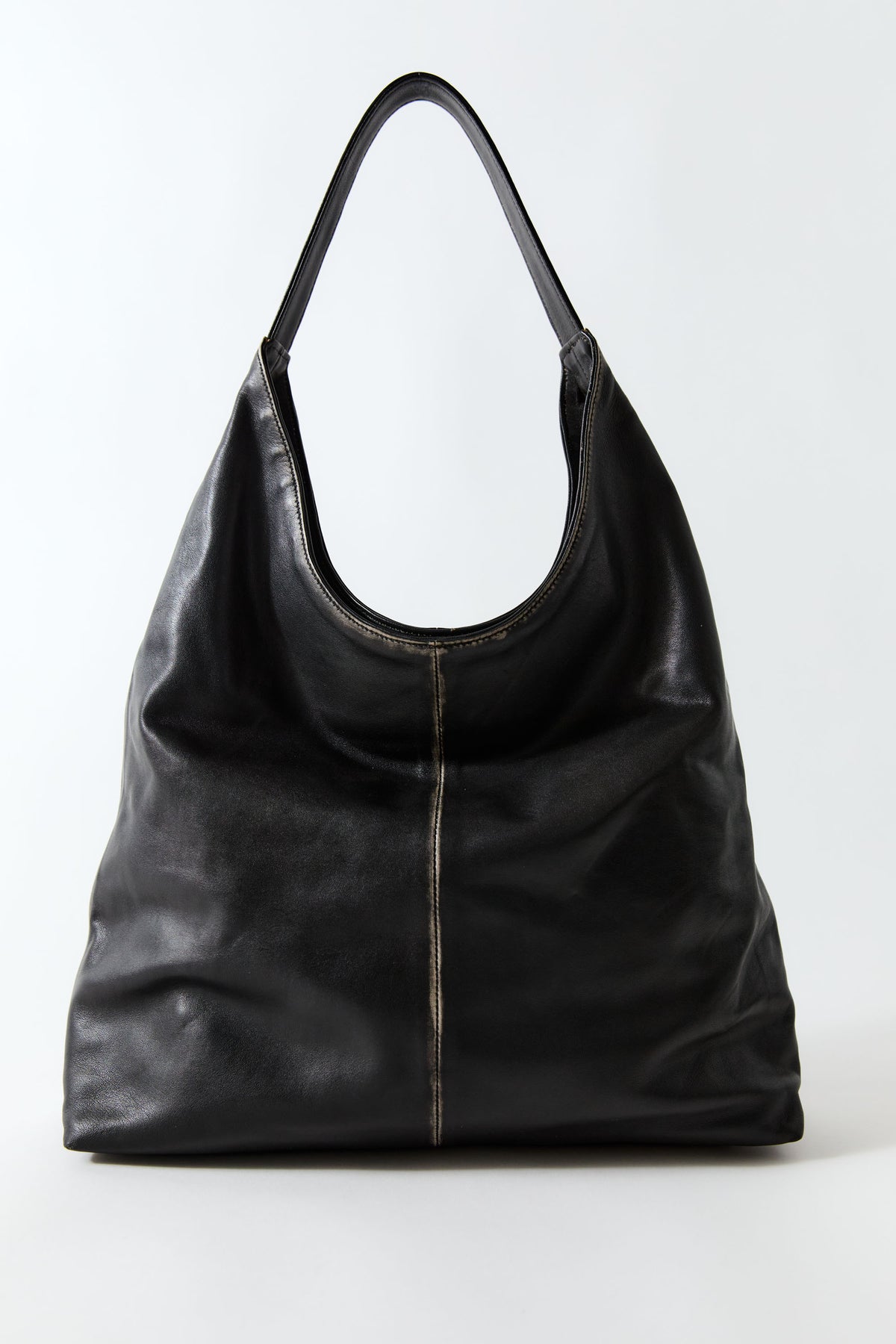 Brushed Large Tote - Black