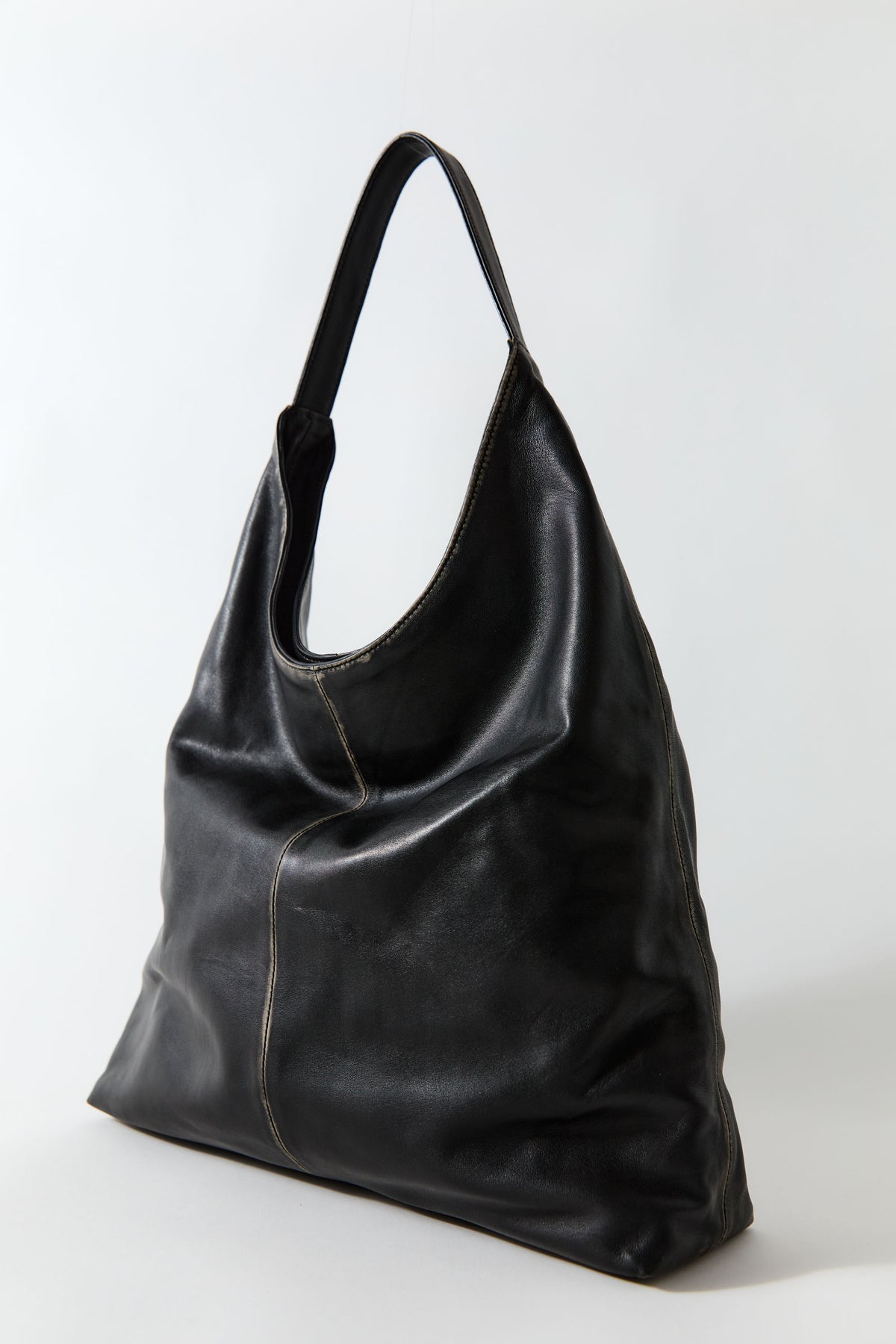 Brushed Large Tote - Black