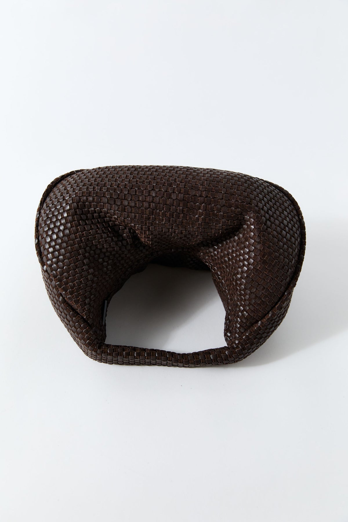 Lattice Weave Bon Bon Bag - Coffee