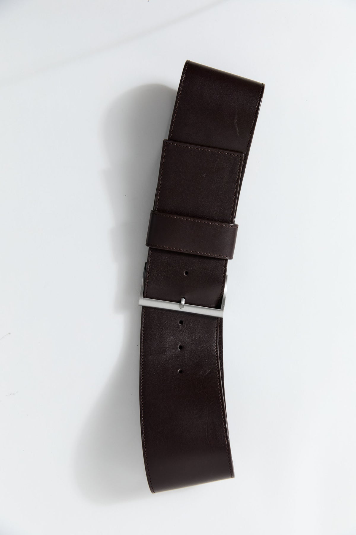 PRE-ORDER: Wide Classic Belt - Coffee