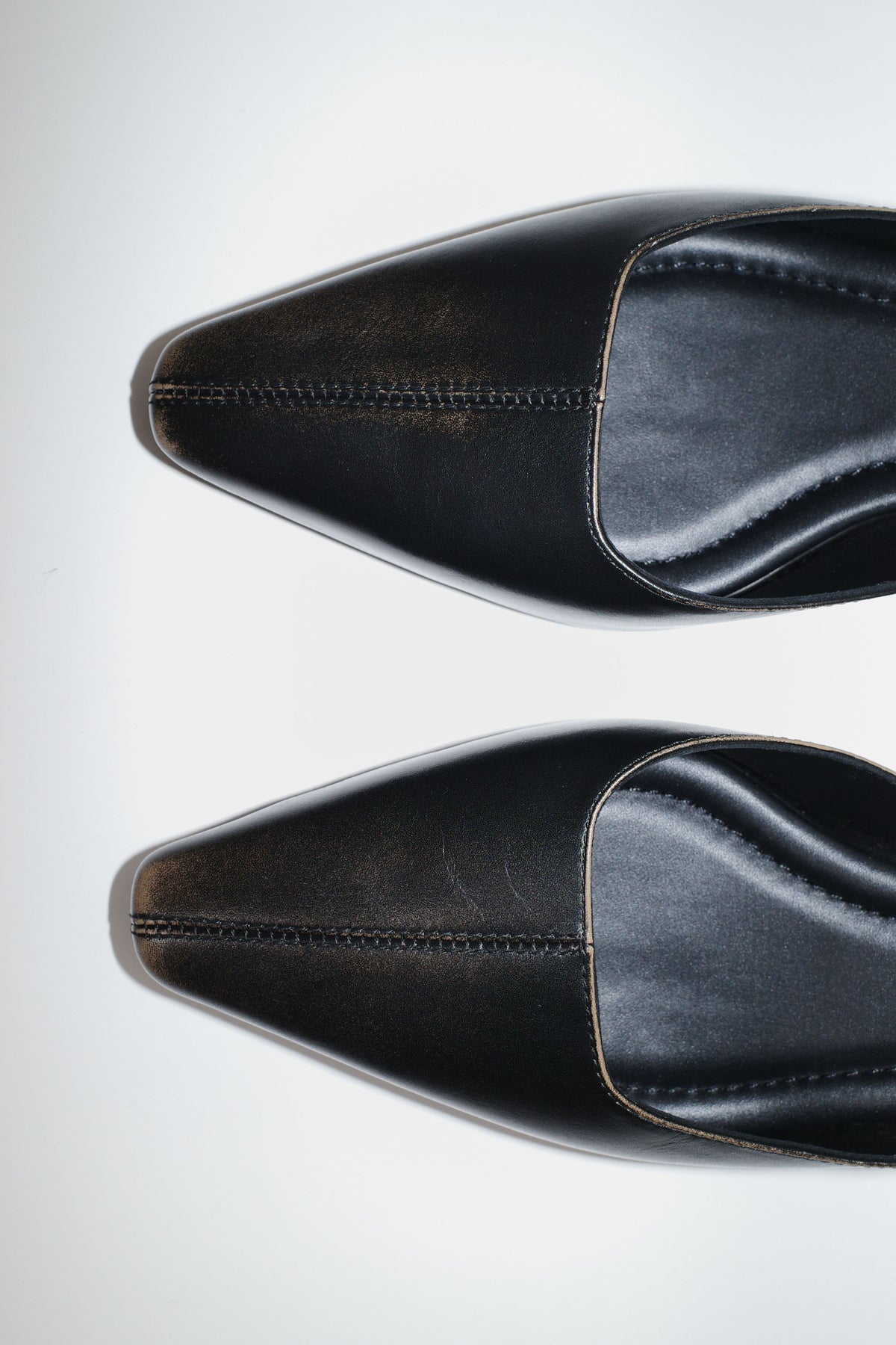 Brushed Miro Heel - Black