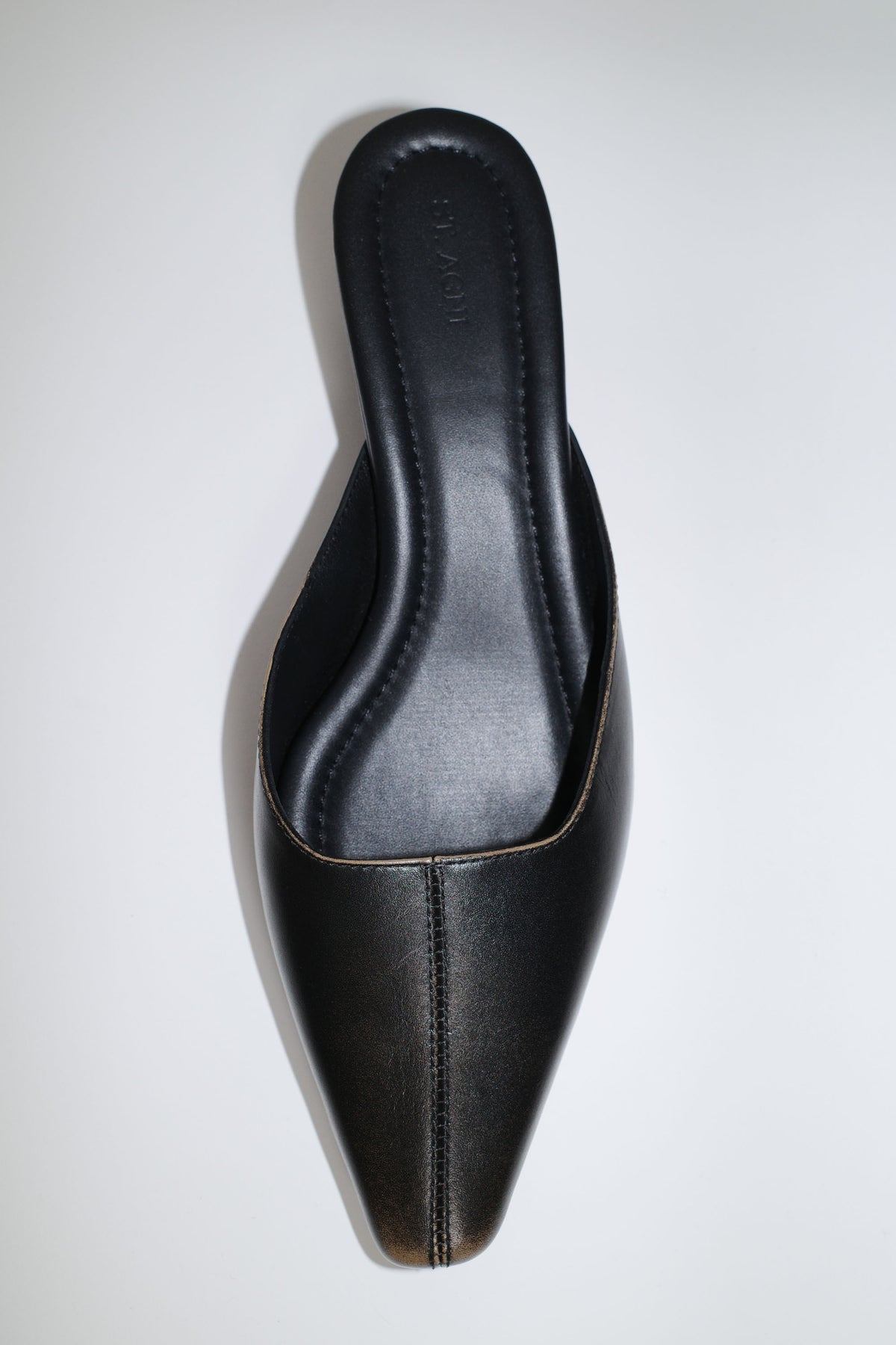 Brushed Miro Heel - Black