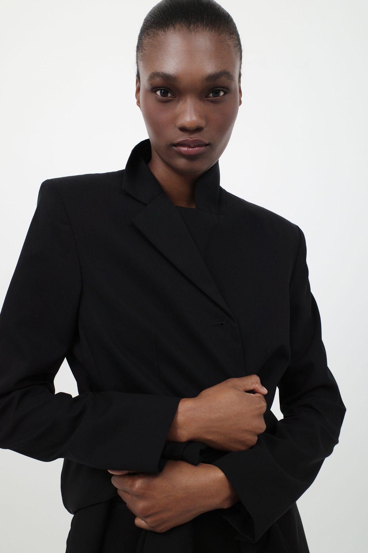 90s Wool Blazer - Black
