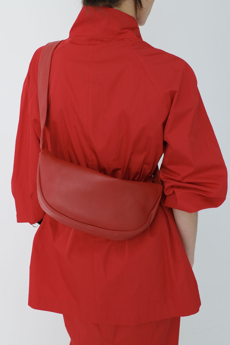 Soft Crescent Bag - Rosso