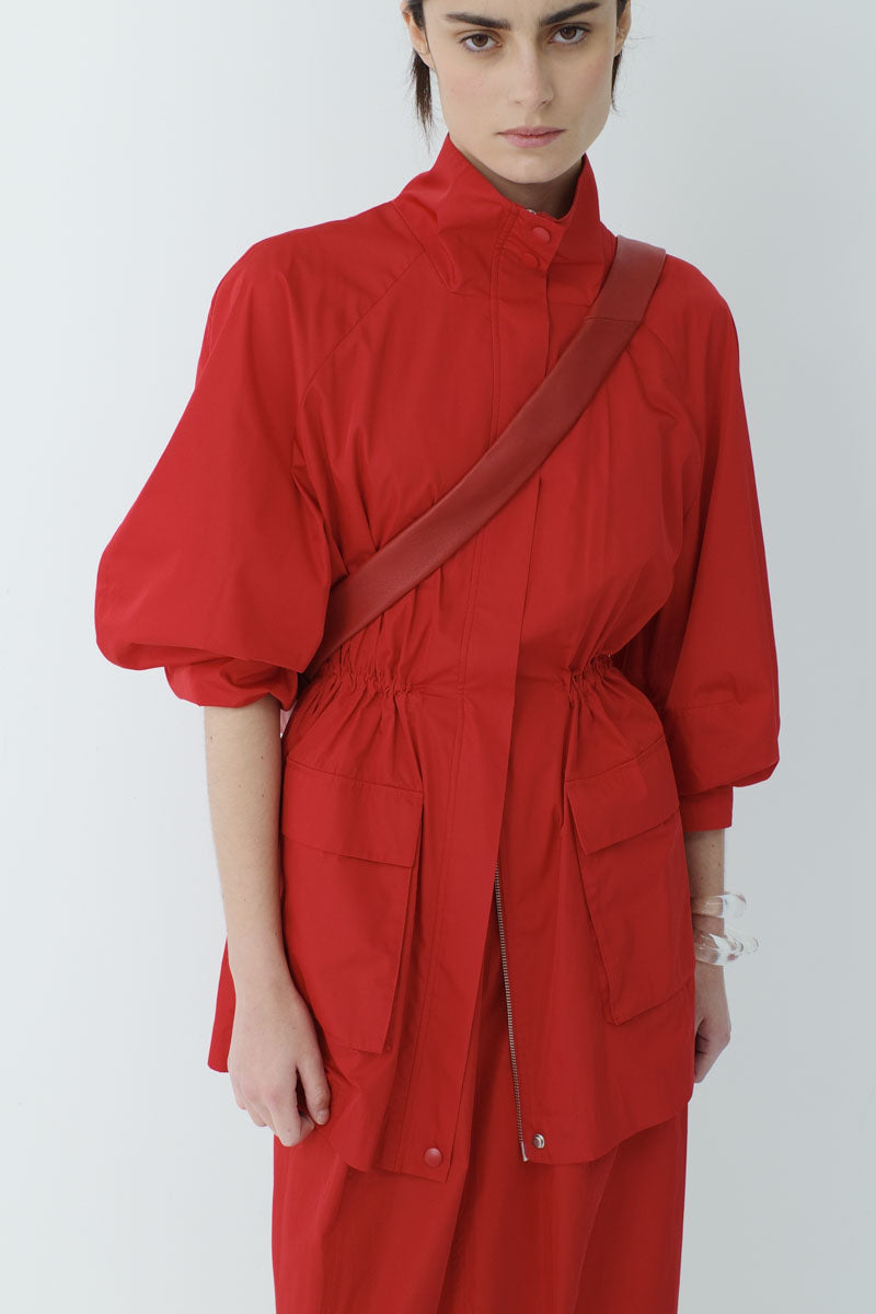 Soft Crescent Bag - Rosso