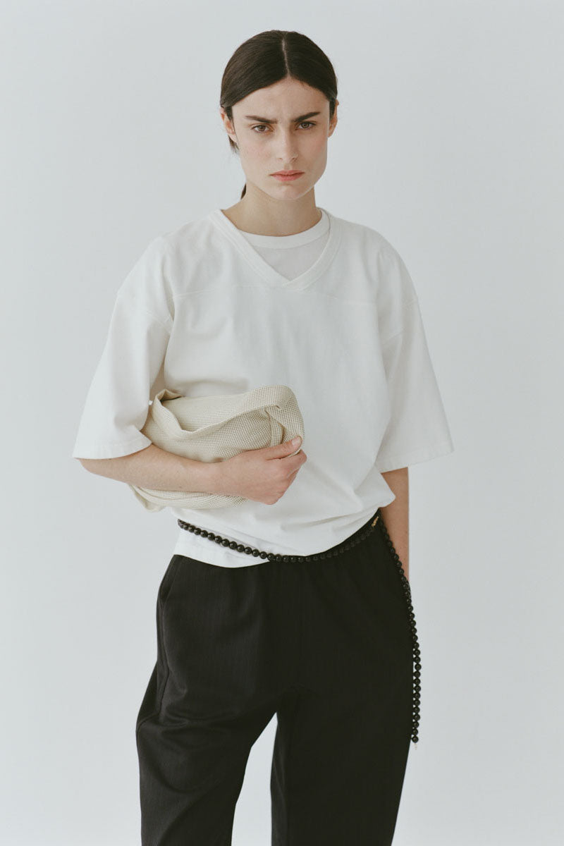 Tailored Active Pants - Black Pinstripe