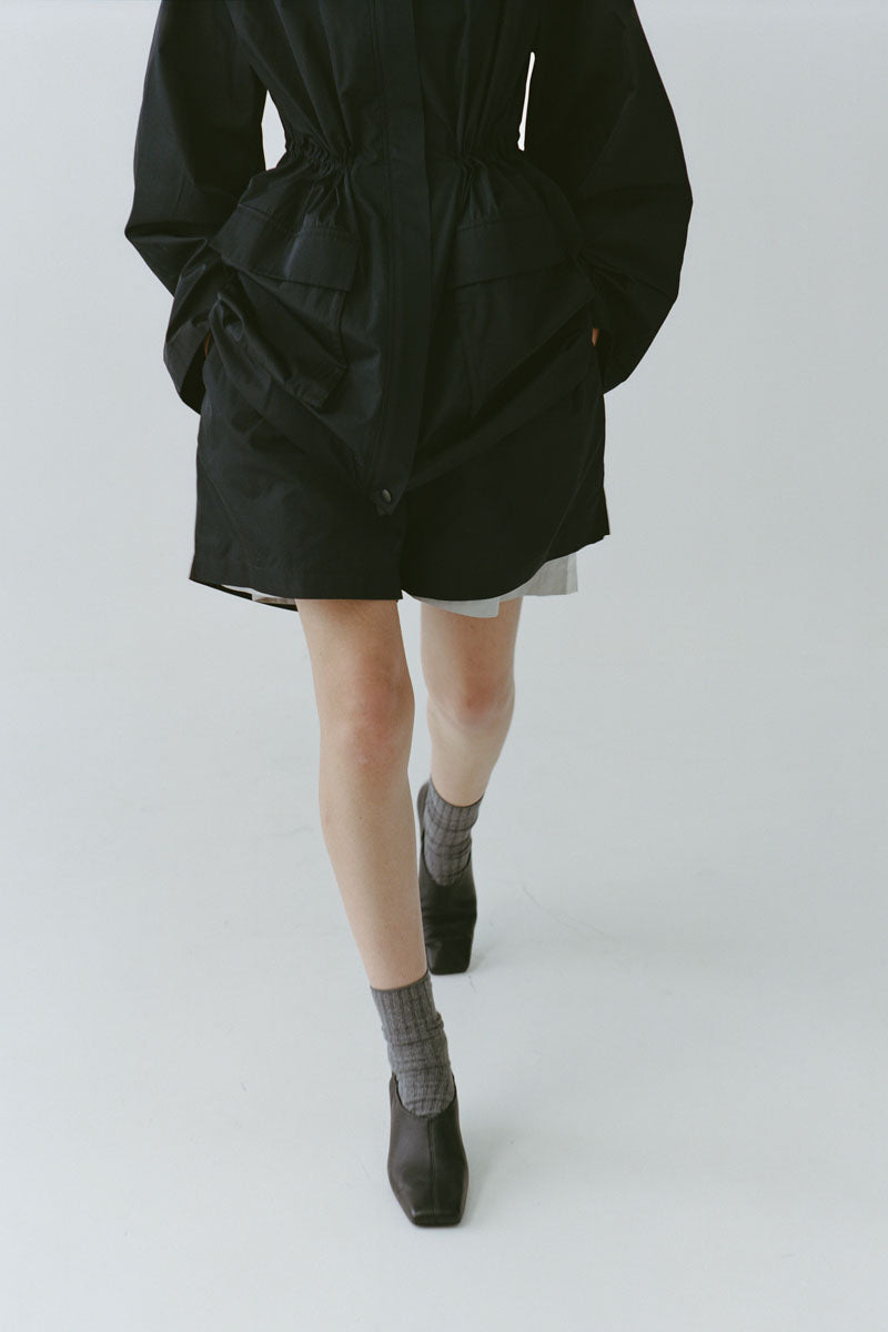 Square Glove Heel - Black