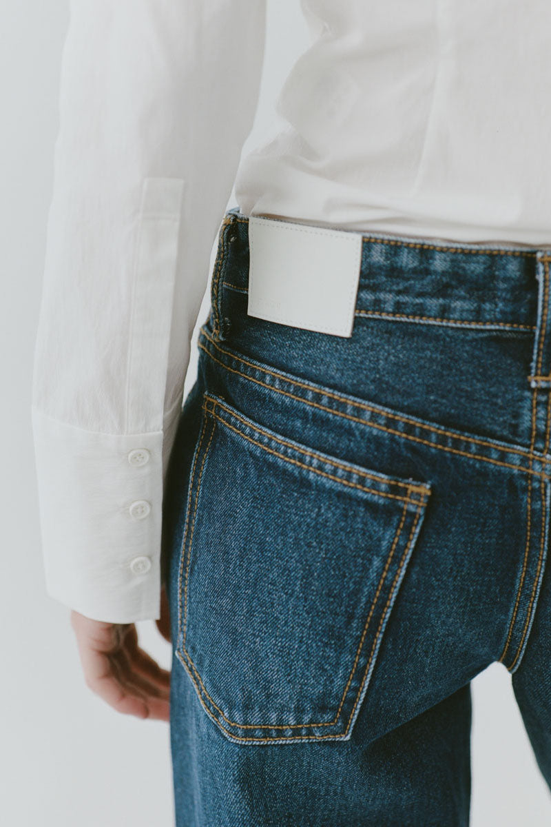 90s Low Rise Jeans - Dark Indigo