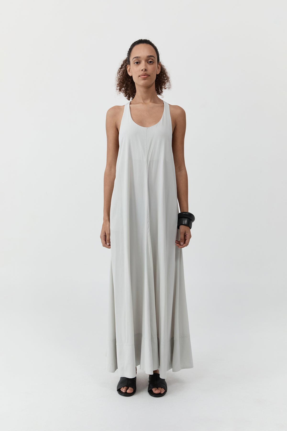 Fluid Tank Dress - Silver