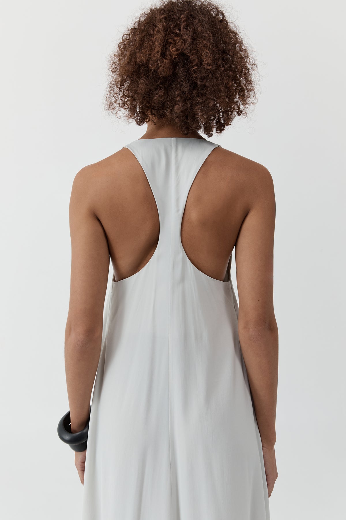 Fluid Tank Dress - Silver