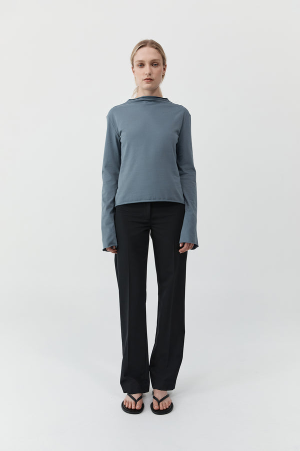 Funnel Neck Long Sleeve - Stormy Weather