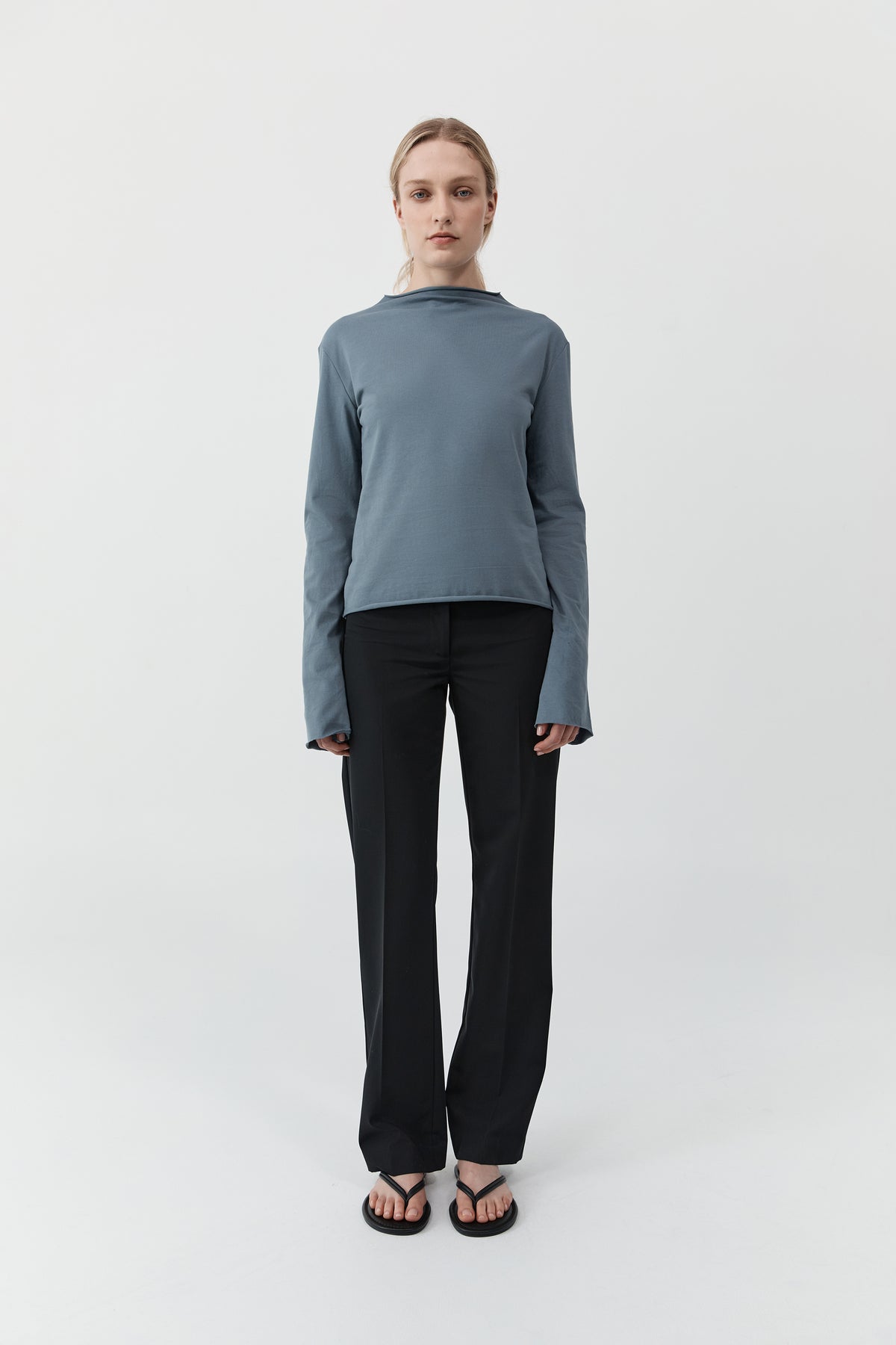 Funnel Neck Long Sleeve - Stormy Weather