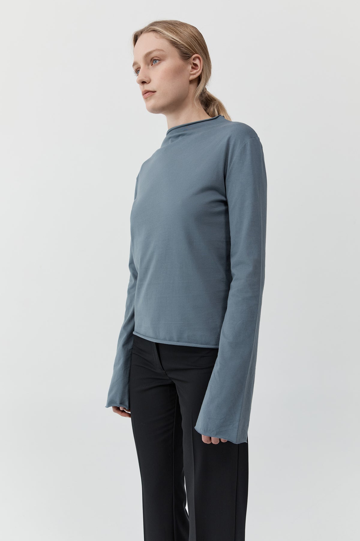 Funnel Neck Long Sleeve - Stormy Weather
