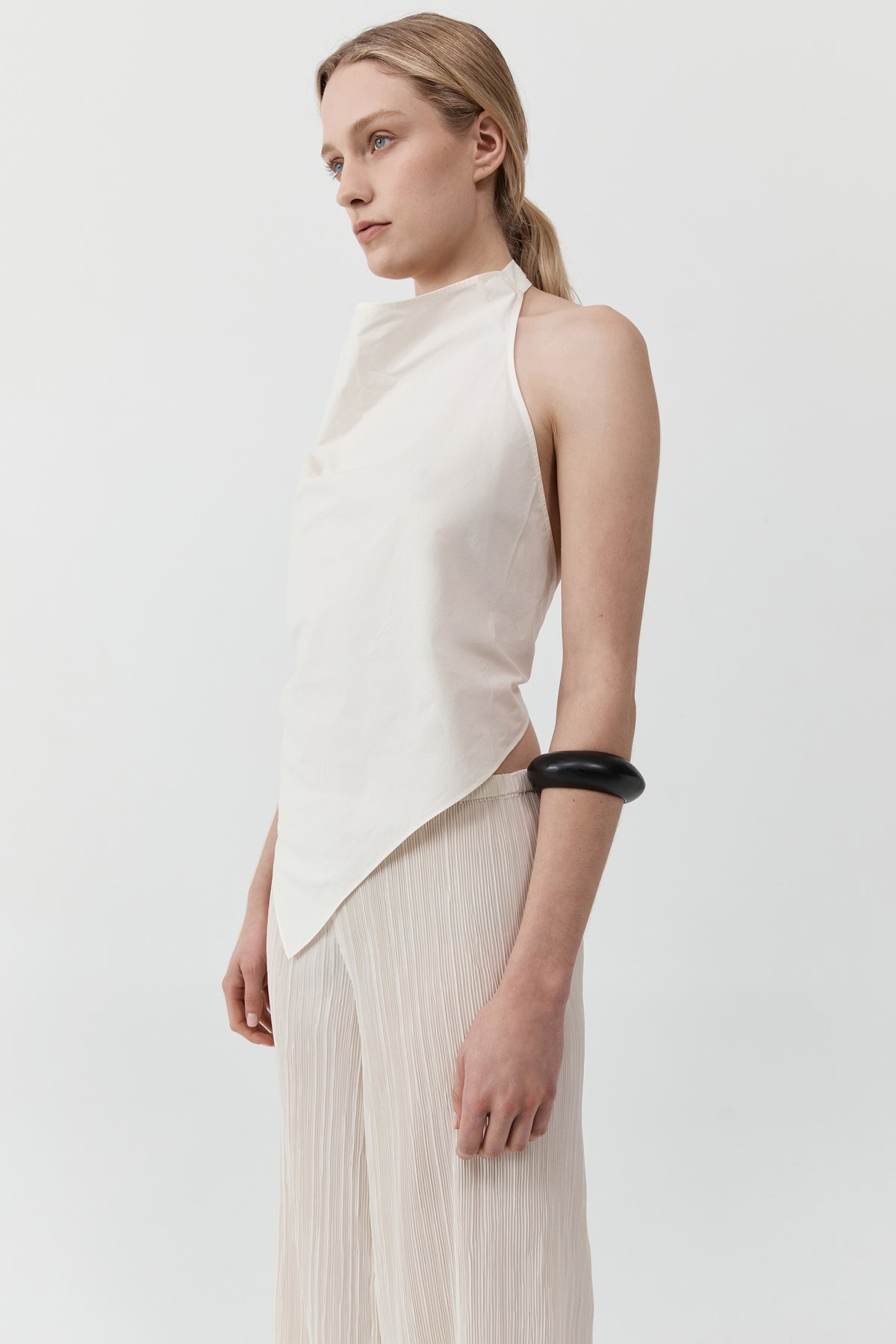 Cotton Tie Top - Birch
