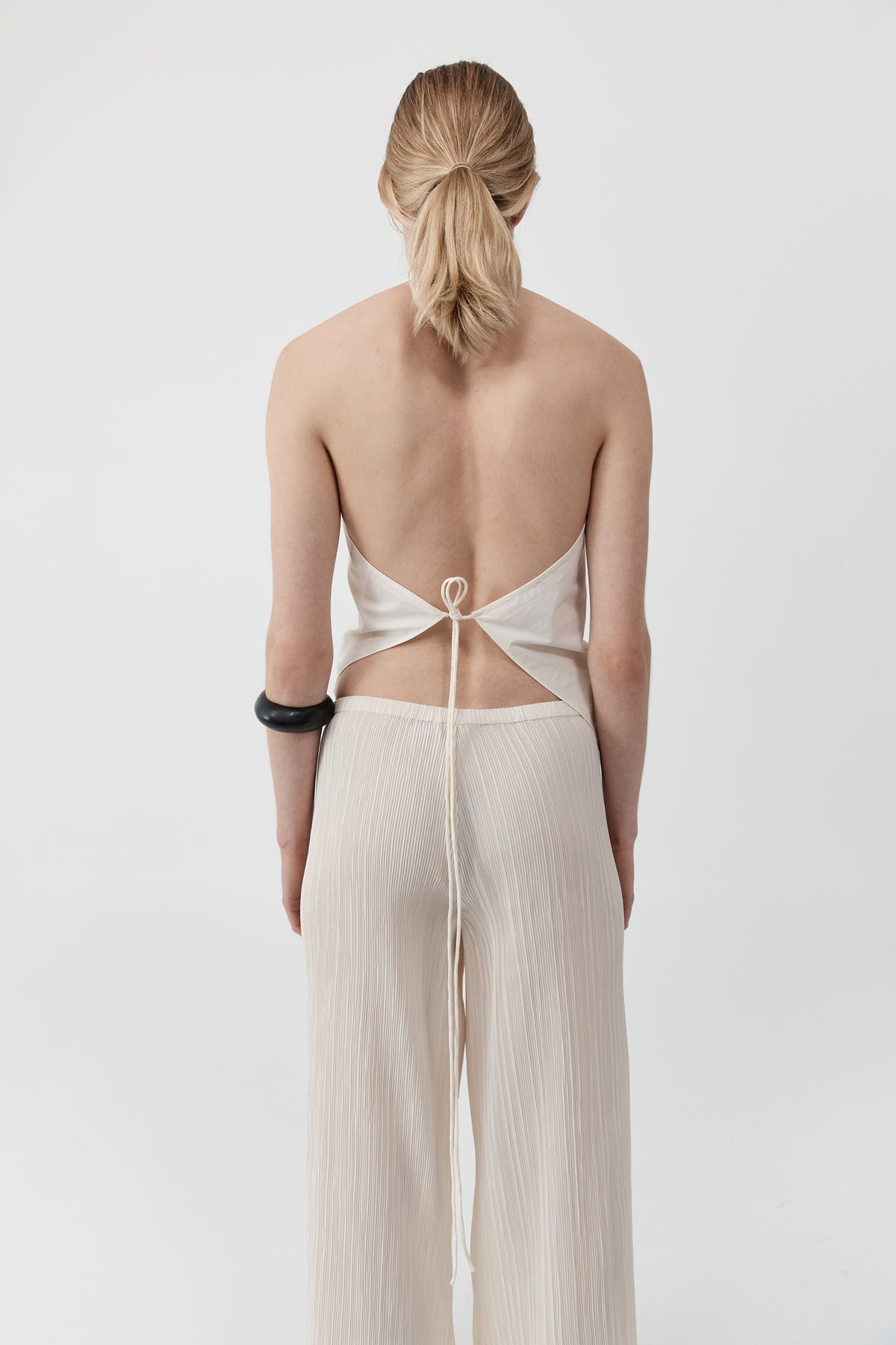 Cotton Tie Top - Birch