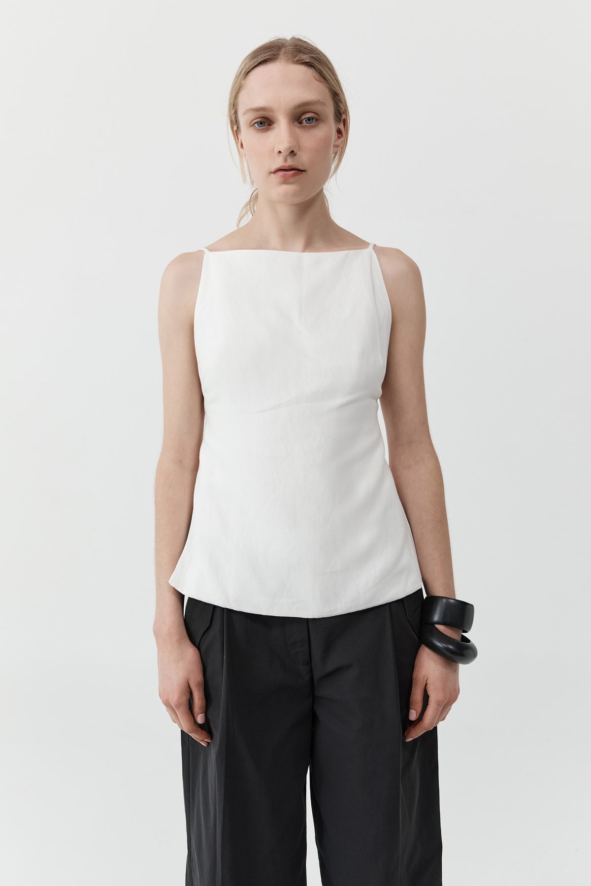Square Backless Top - Salt