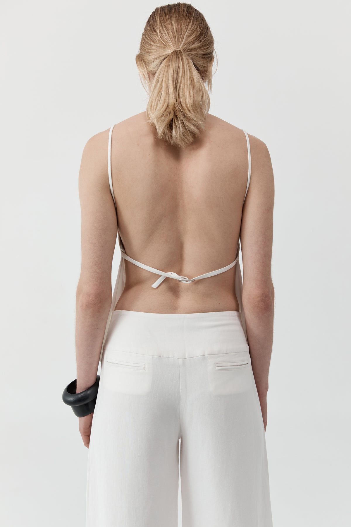 Square Backless Top - Salt