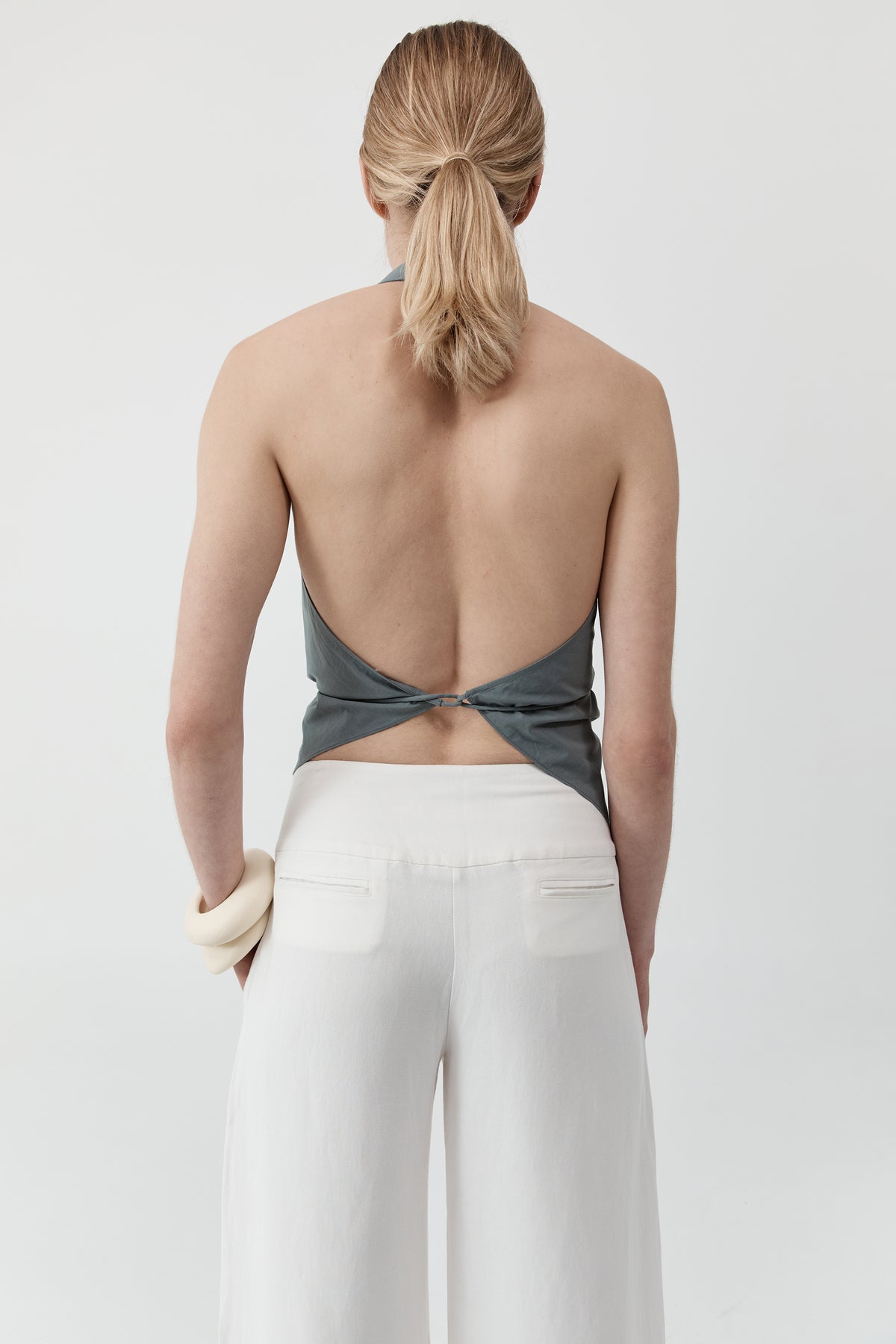 Cotton Tie Top - Stormy Weather