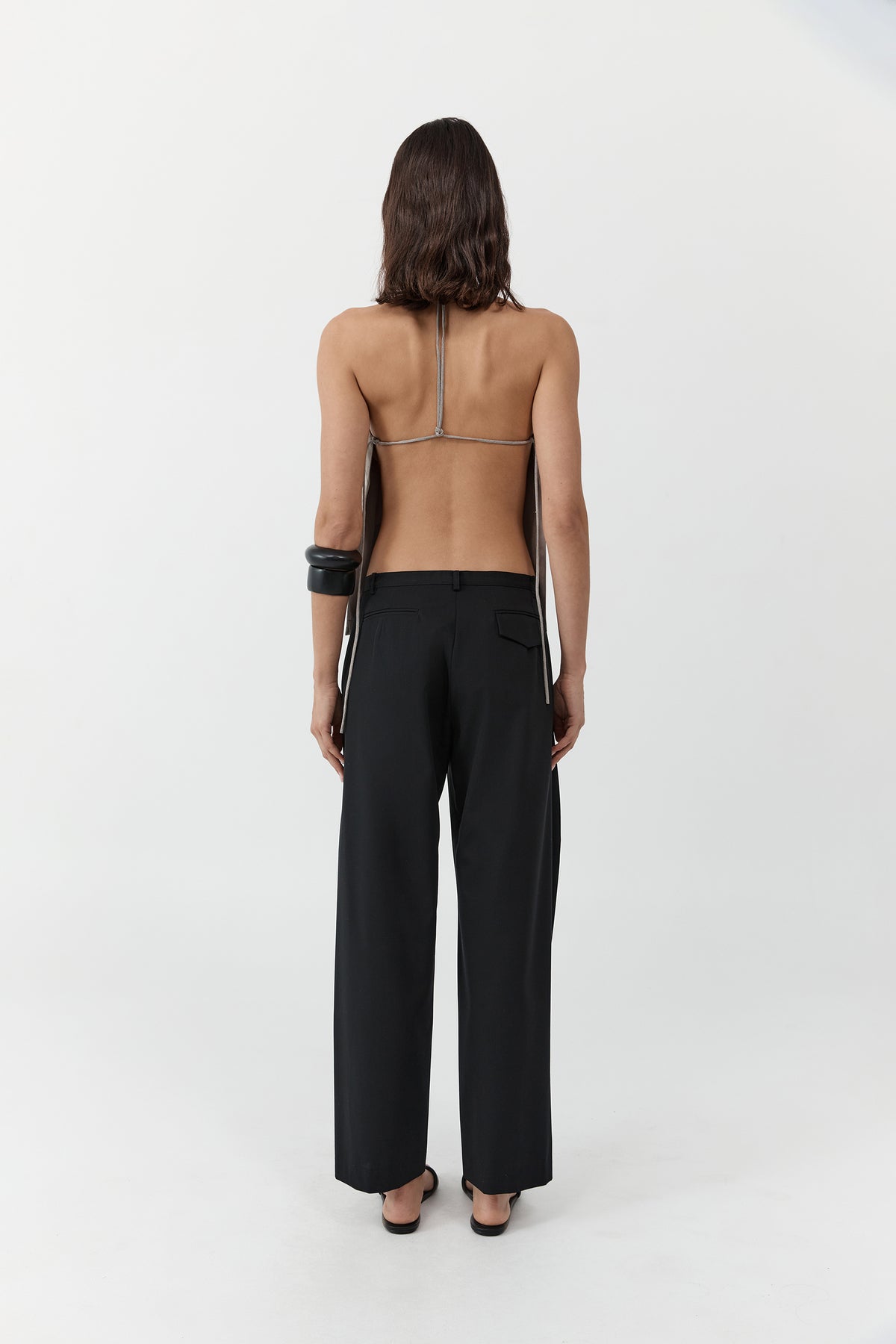 Utility Backless Top - Pebble Melange