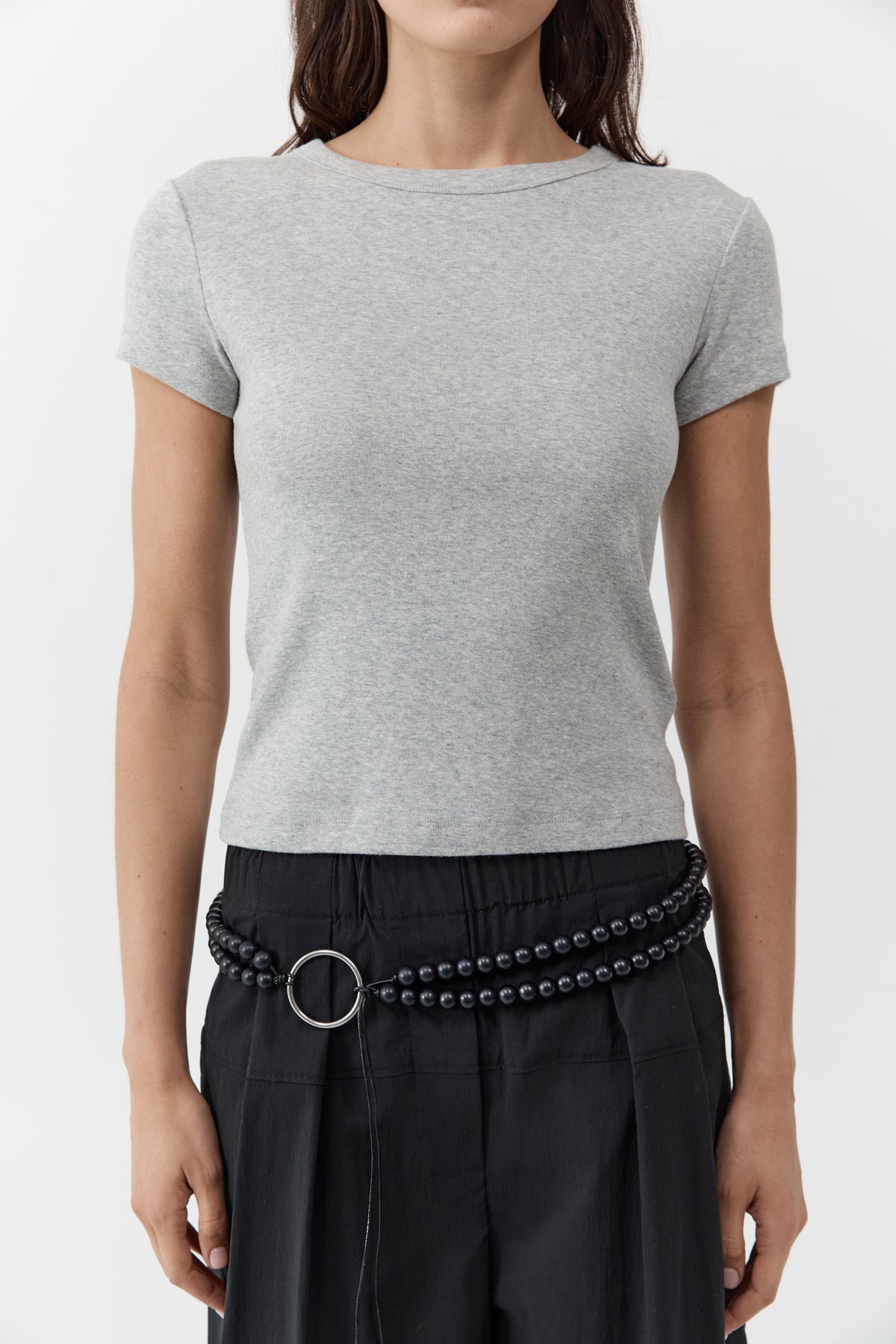 Organic Cotton Baby Tee - Grey Marle