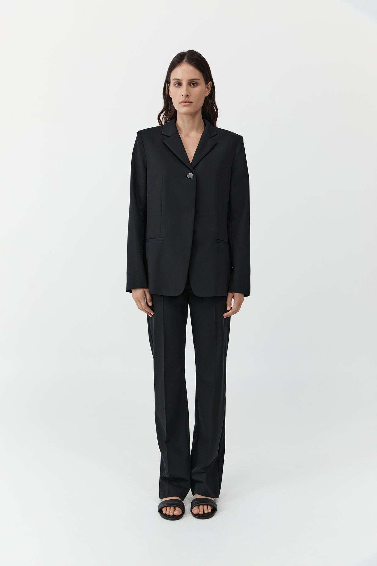 St. Agni | 90s Wool Blazer - Black St. Agni | 90s Wool Blazer - Black