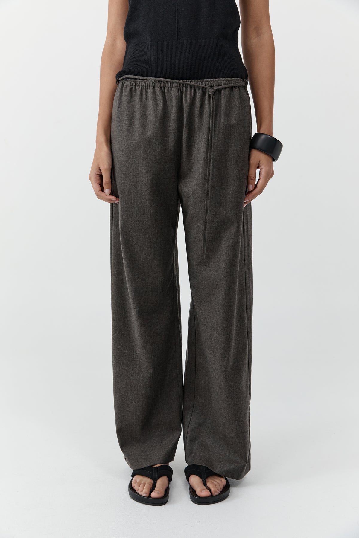 Wool Everyday Pants - Mulch
