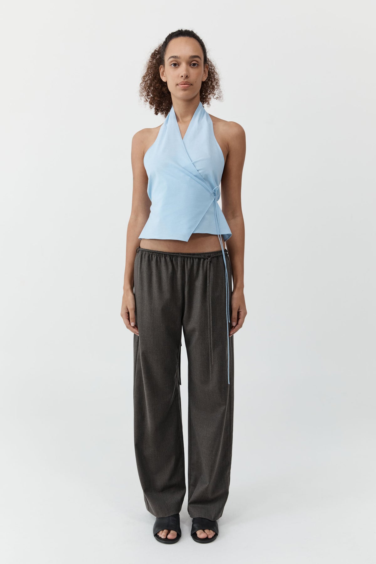 Wool Everyday Pants - Mulch