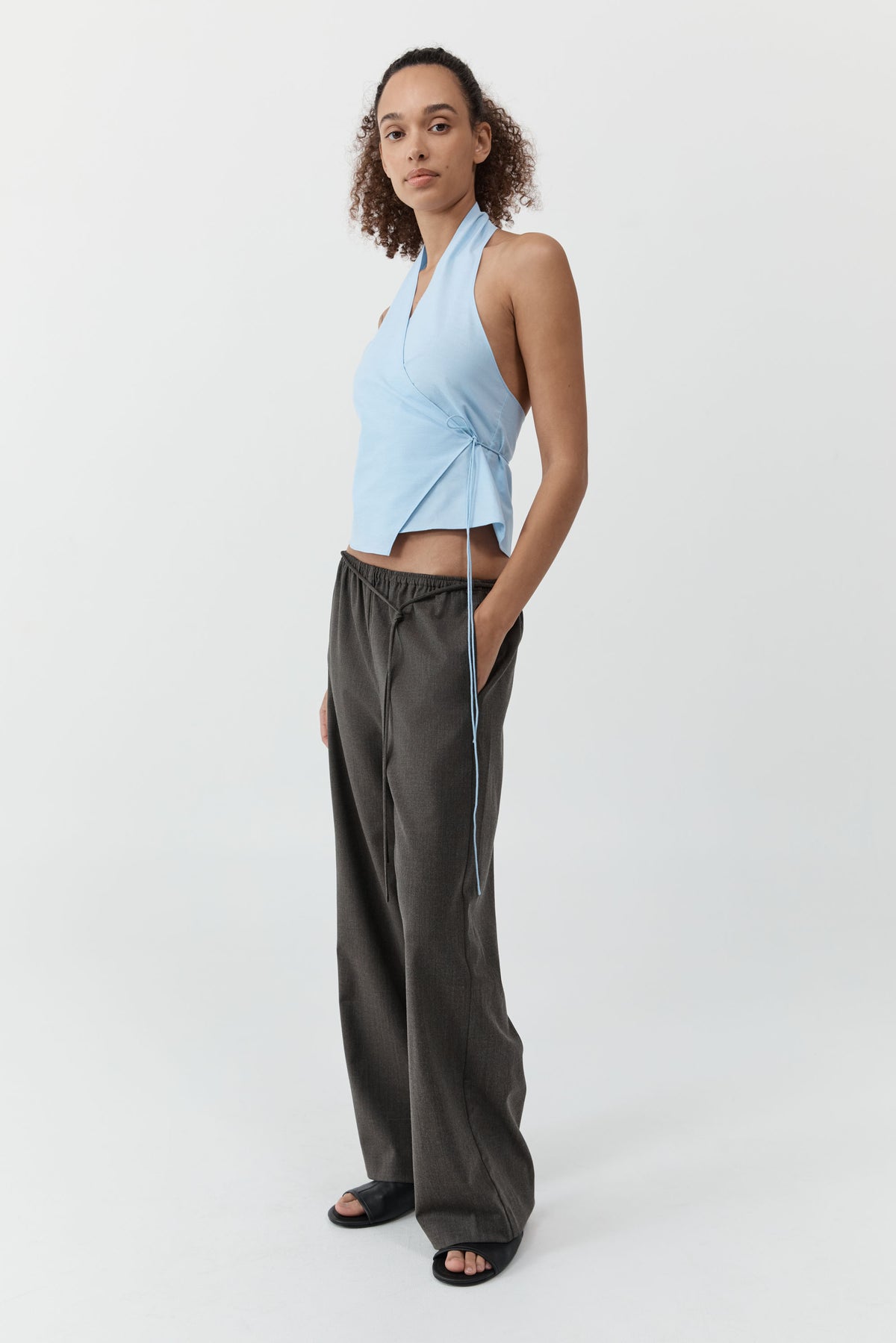 Wool Everyday Pants - Mulch