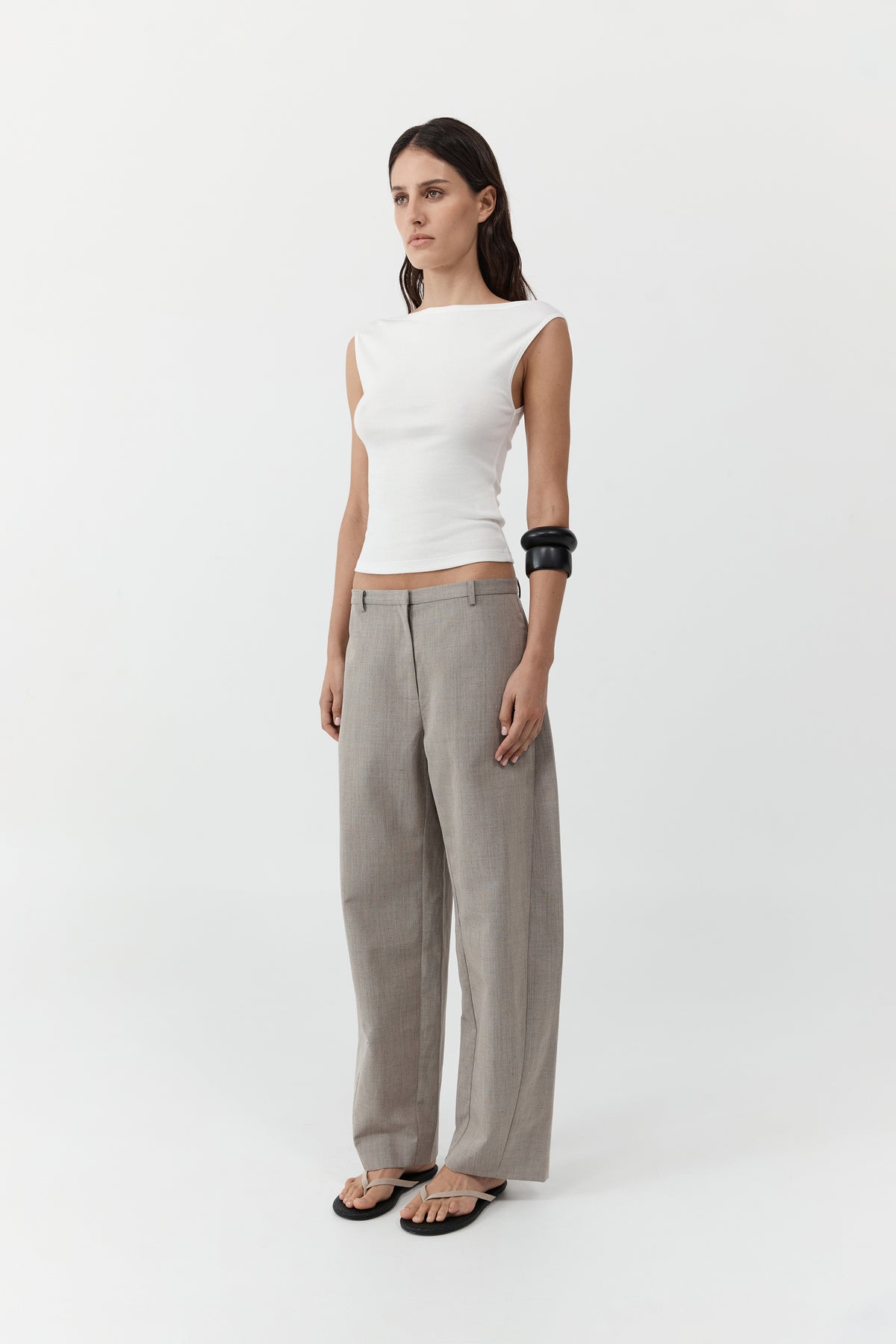 Organic Cotton Ballerina Top - White