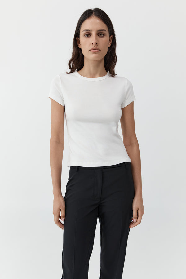 Organic Cotton Baby Tee - White