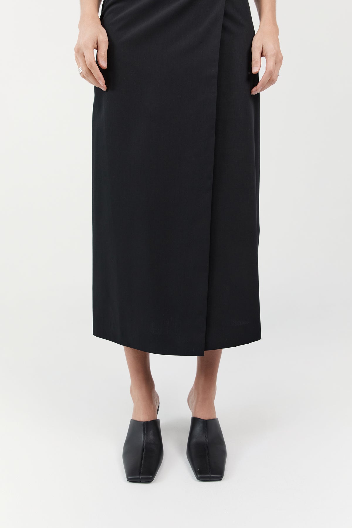 Clog Cylinder Heel - Black