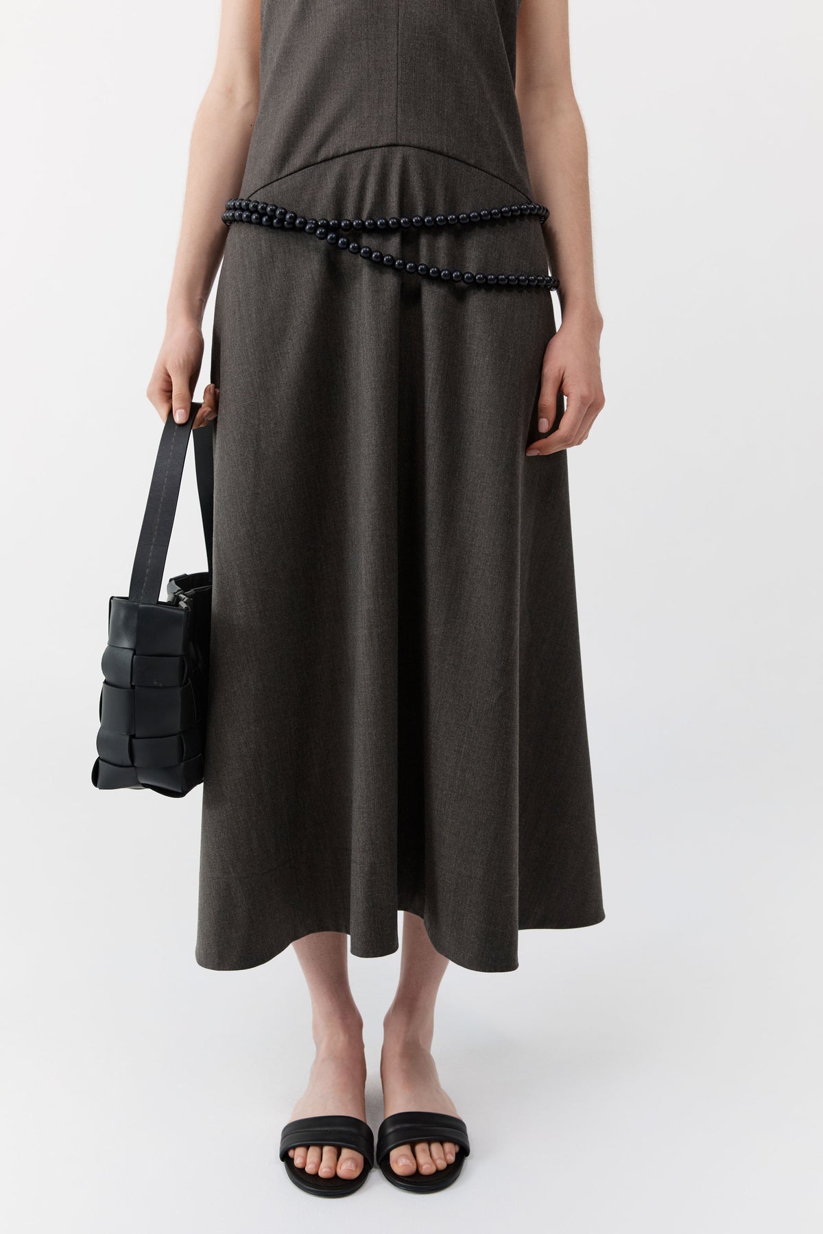 PRE-ORDER: Woven Mini Tote - Black