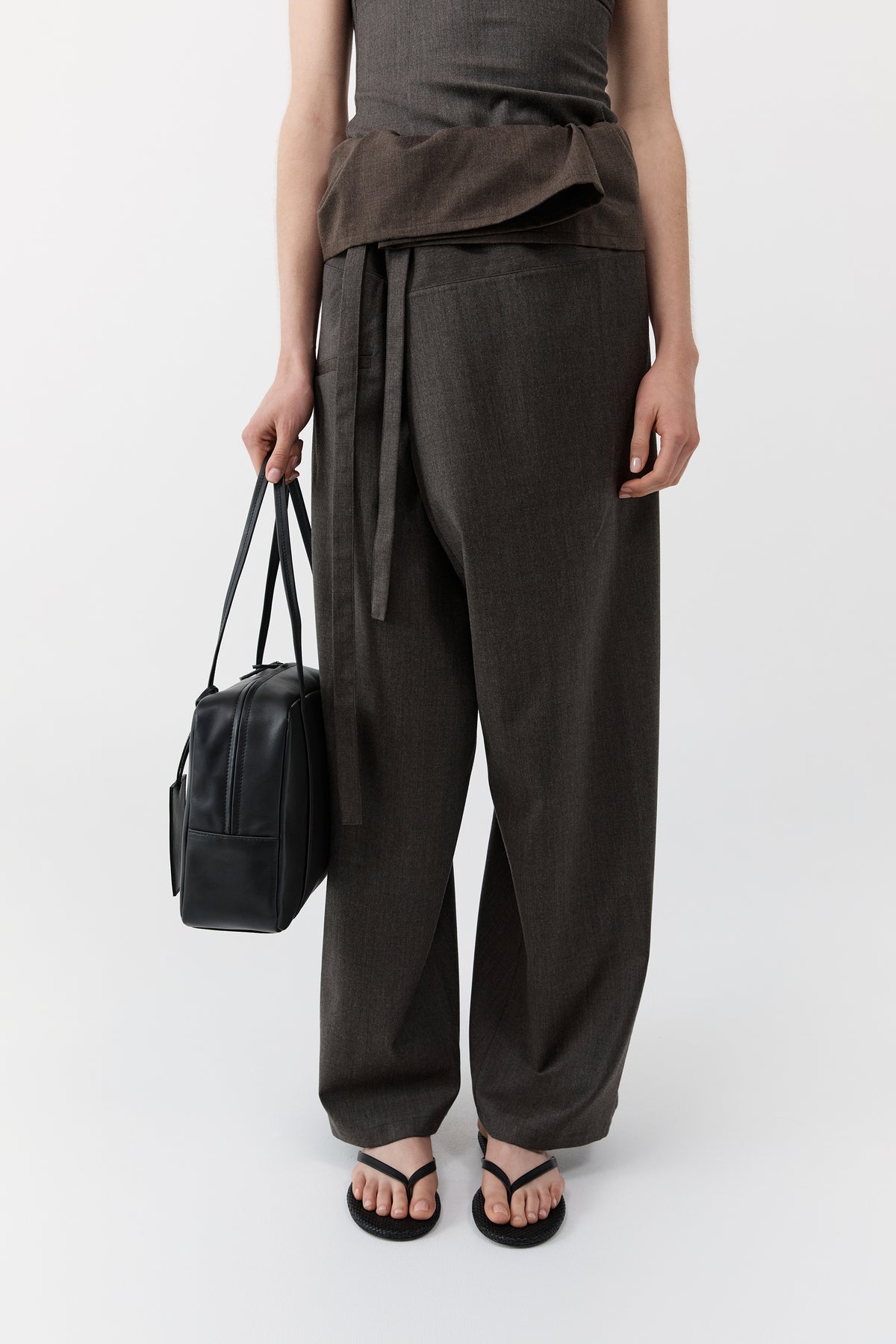 Dual Zip Bag - Black