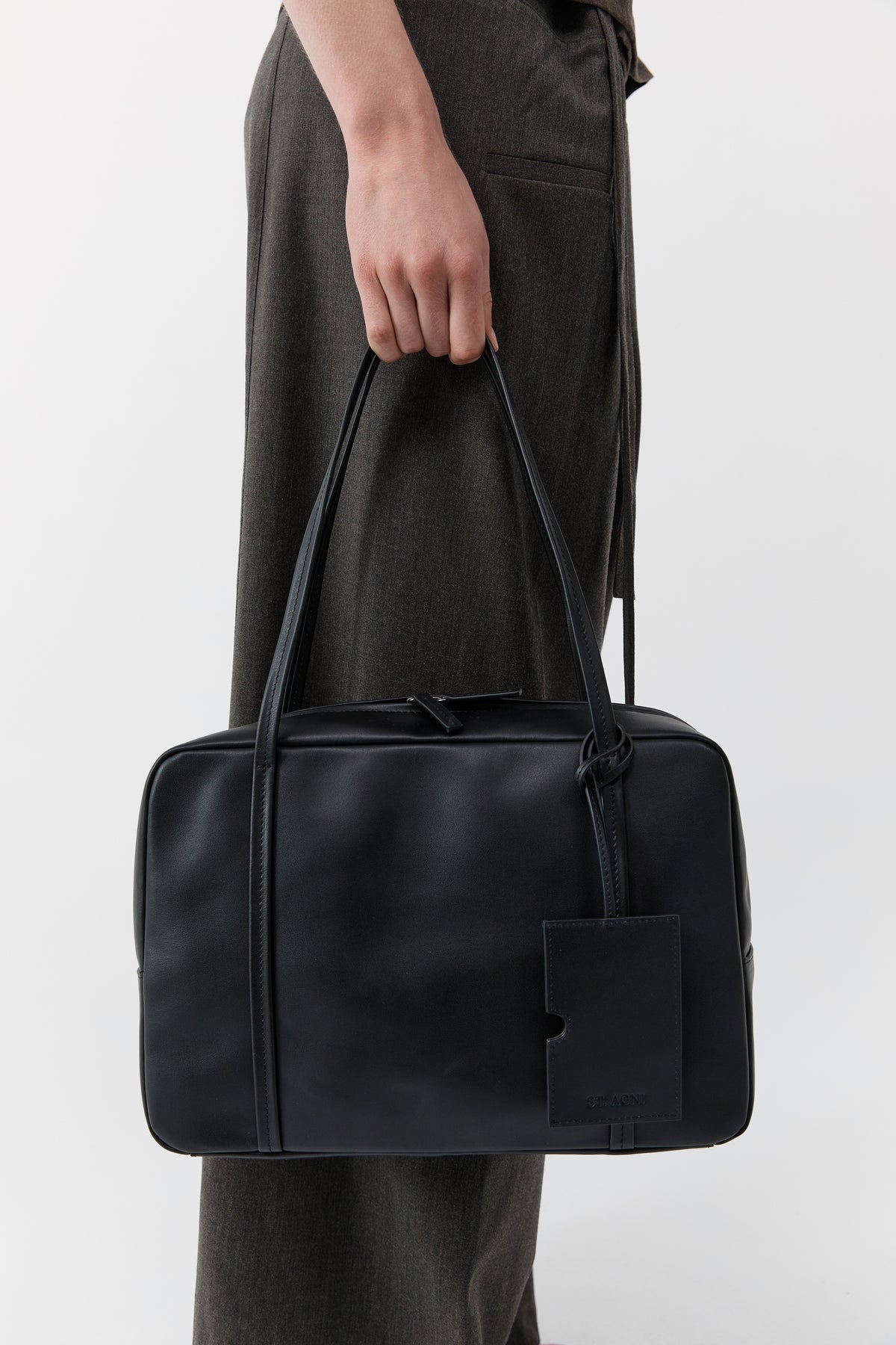 Dual Zip Bag - Black