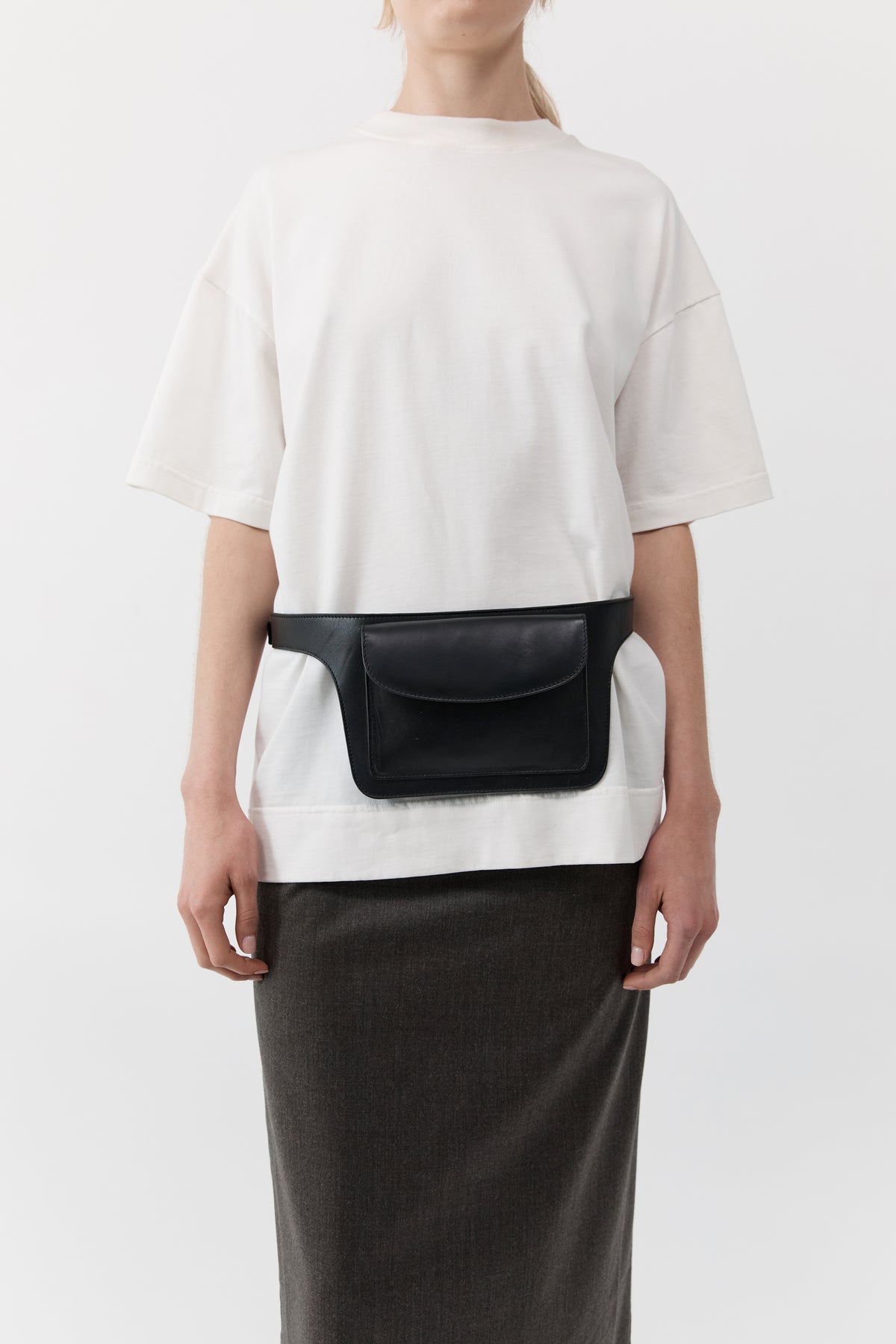 Pocket Detail Belt - Black