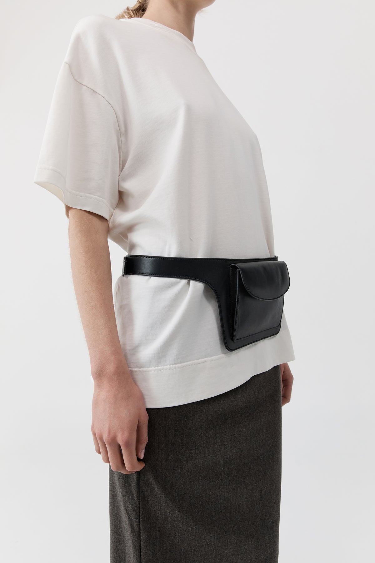 Pocket Detail Belt - Black