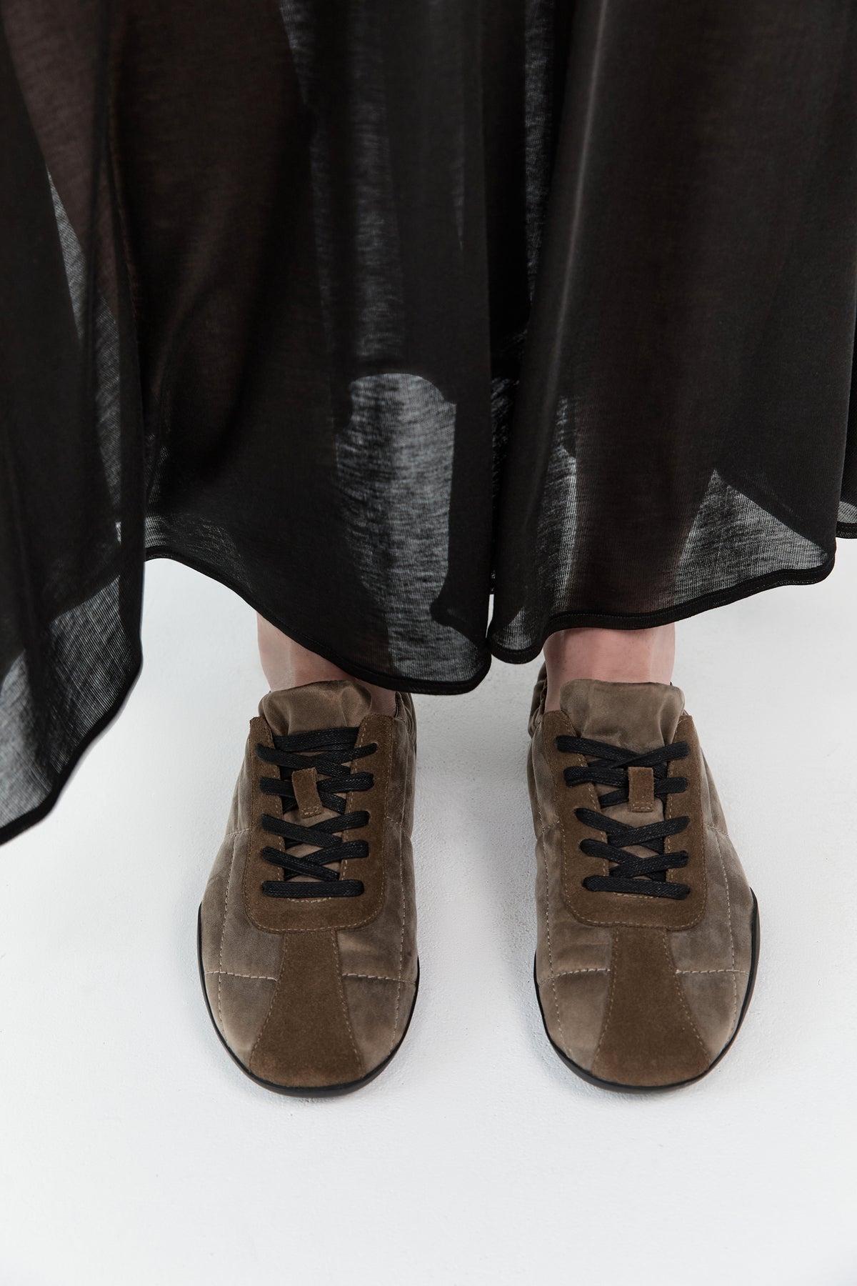 Stitch Pillow Sneaker - Dark Olive